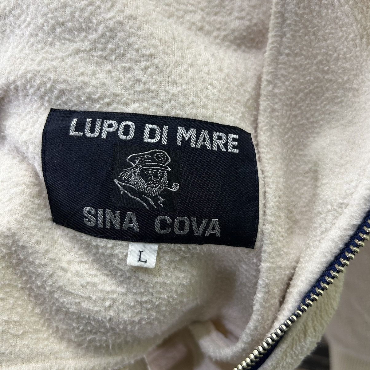 Vintage Vintage Lupo Di Mare Sina Cova Japanese Fleece Sweater Size US L / EU 52-54 / 3 - 10 Thumbnail