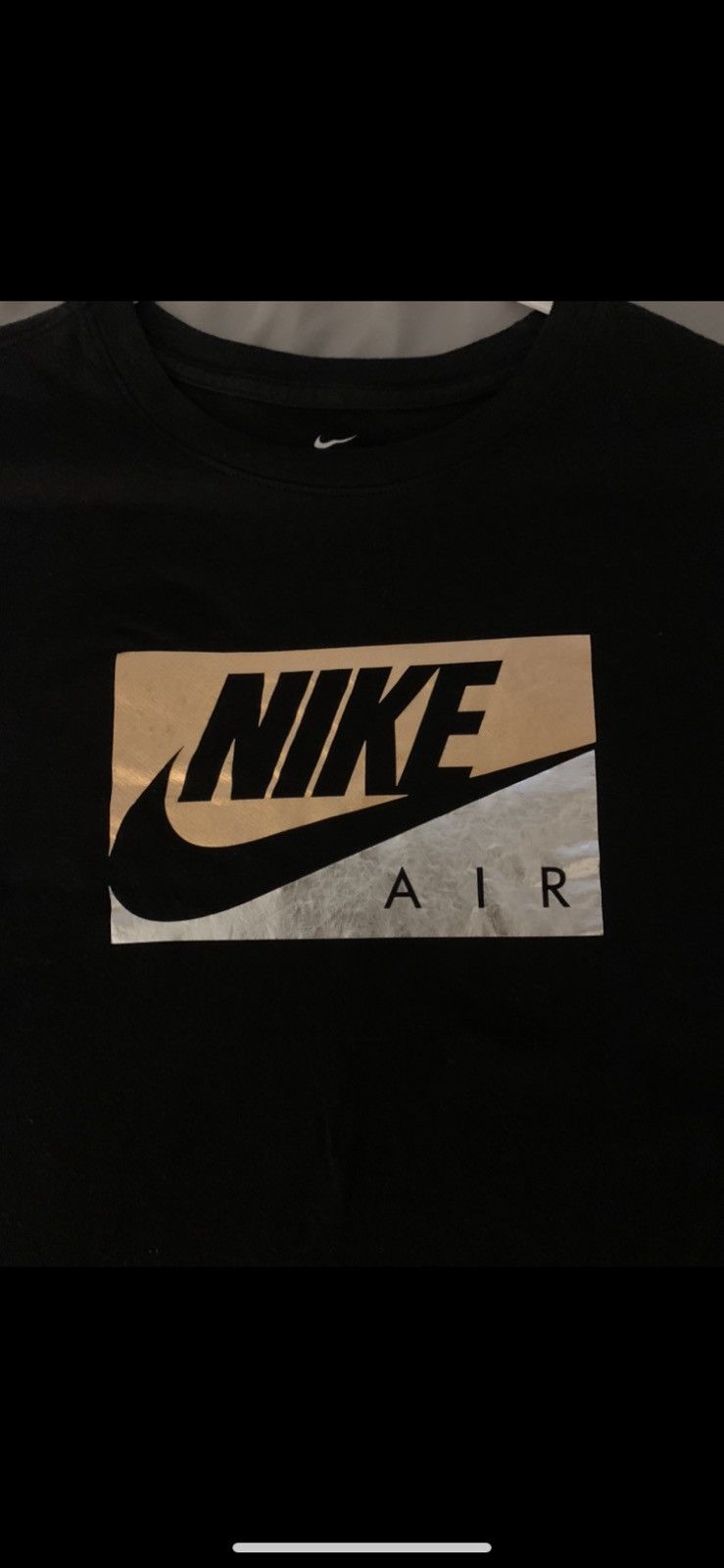Nike Nike Box Logo Metallic T Shirt Size US L / EU 52-54 / 3 - 2 Thumbnail