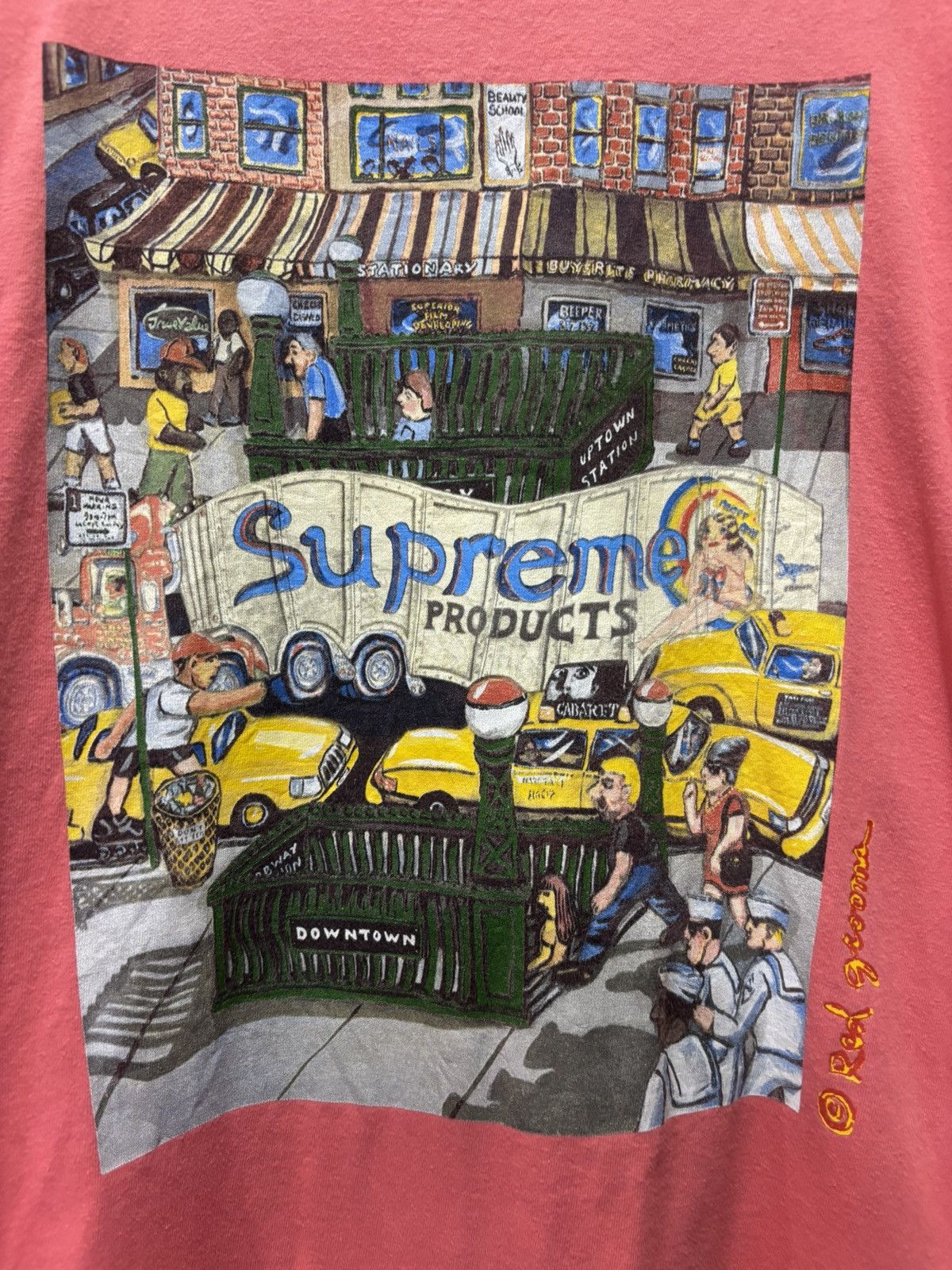 Supreme Supreme Manhattan Tshirt Size US L / EU 52-54 / 3 - 3 Thumbnail