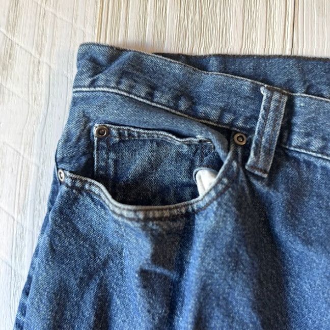 Alife Outdoor Life Jeans 40x30 Big & Tall Mens Blue 100% Cotton Straight Leg Relaxed Fit Denim 5-Pocket Closure Button Zip Jeans Mens Size US 40 / EU 56 - 4 Thumbnail