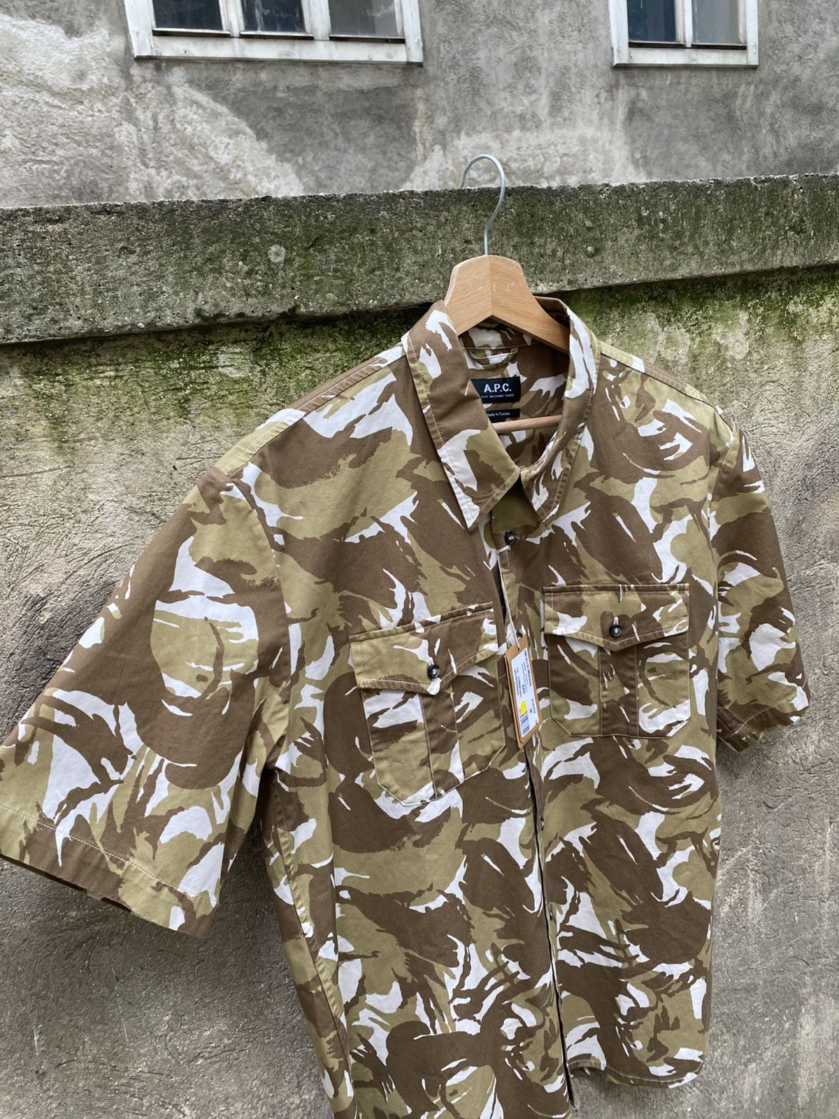 A.P.C. A.P.C. Camo Shirt New With Tags Size US M / EU 48-50 / 2 - 3 Thumbnail
