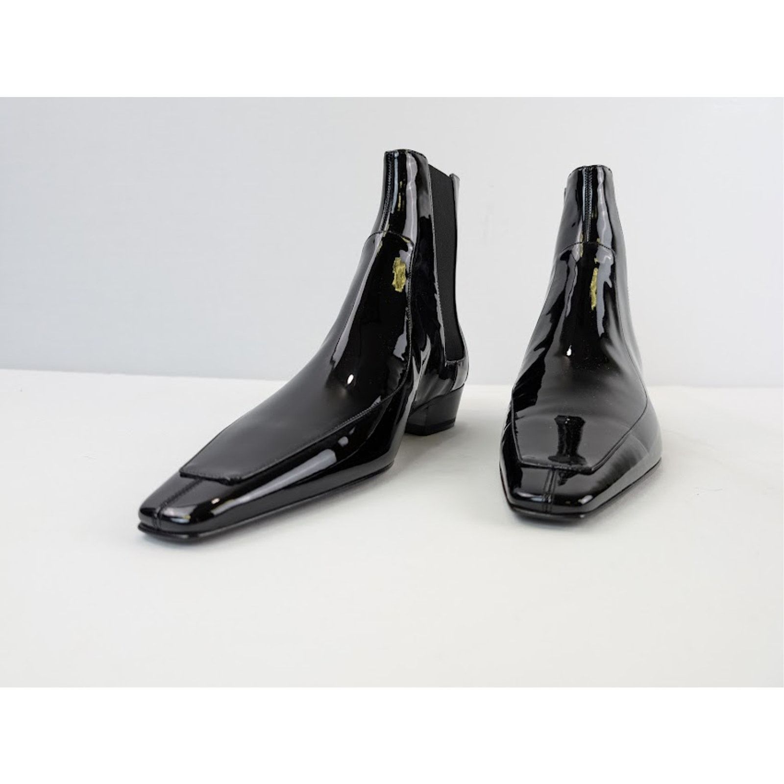Saint Laurent Paris o1rshd1 Leather Paolo 30 Chelsea Boots in Nero Size US 10 / EU 43 - 8 Thumbnail