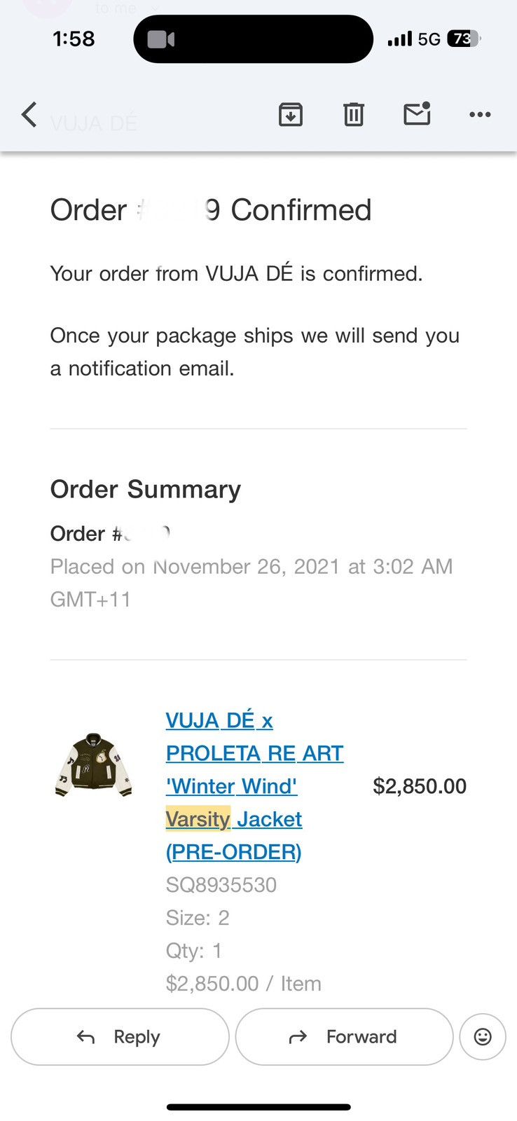 Vuja De Vuja de varsity jacket Size US M / EU 48-50 / 2 - 3 Thumbnail