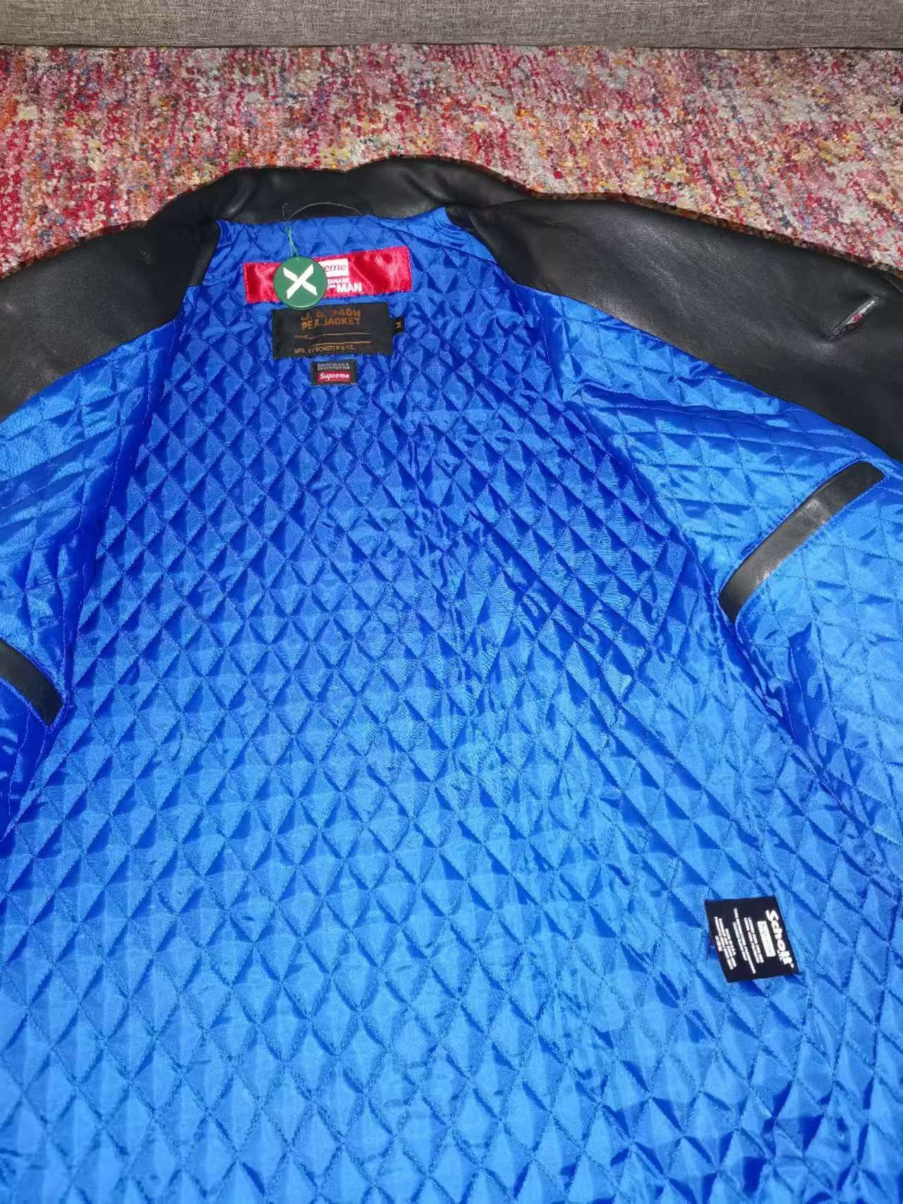 Supreme UNWORN* SUPREME®/JUNYA WATANABE CDG/SCHOTT®LEATHER PEACOAT Size US M / EU 48-50 / 2 - 9 Thumbnail