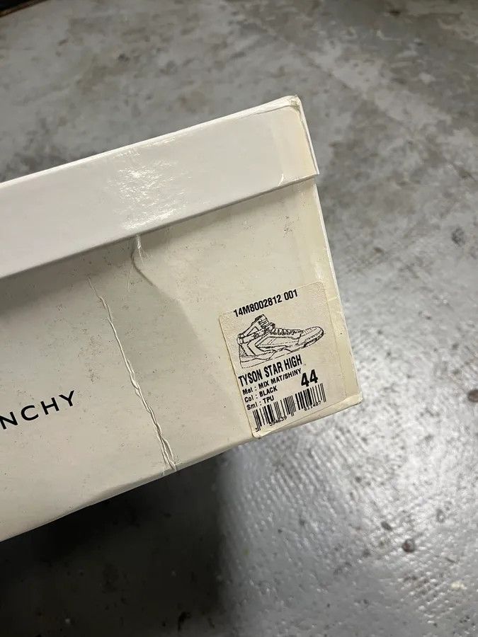 Givenchy Givenchy Navy Blue Leather High-Top Sneaker Boots Size US 11 / EU 44 - 8 Thumbnail
