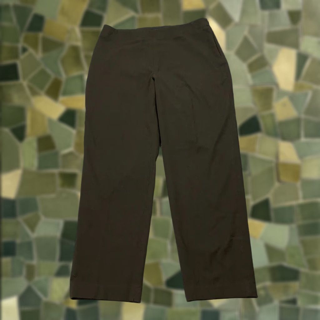 Talbots Talbots Pants Womens 34x30 Brown Classic Slim Stretch Business Office Size 34" / US 12 / IT 48 - 1 Thumbnail