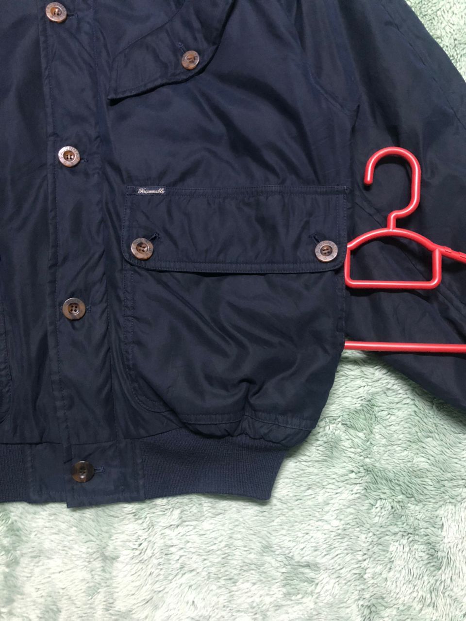 Faconnable VINTAGE FACONNABLE BOMBER JACKET LEATHER PART RIRI ZIPPER Size US M / EU 48-50 / 2 - 9 Thumbnail