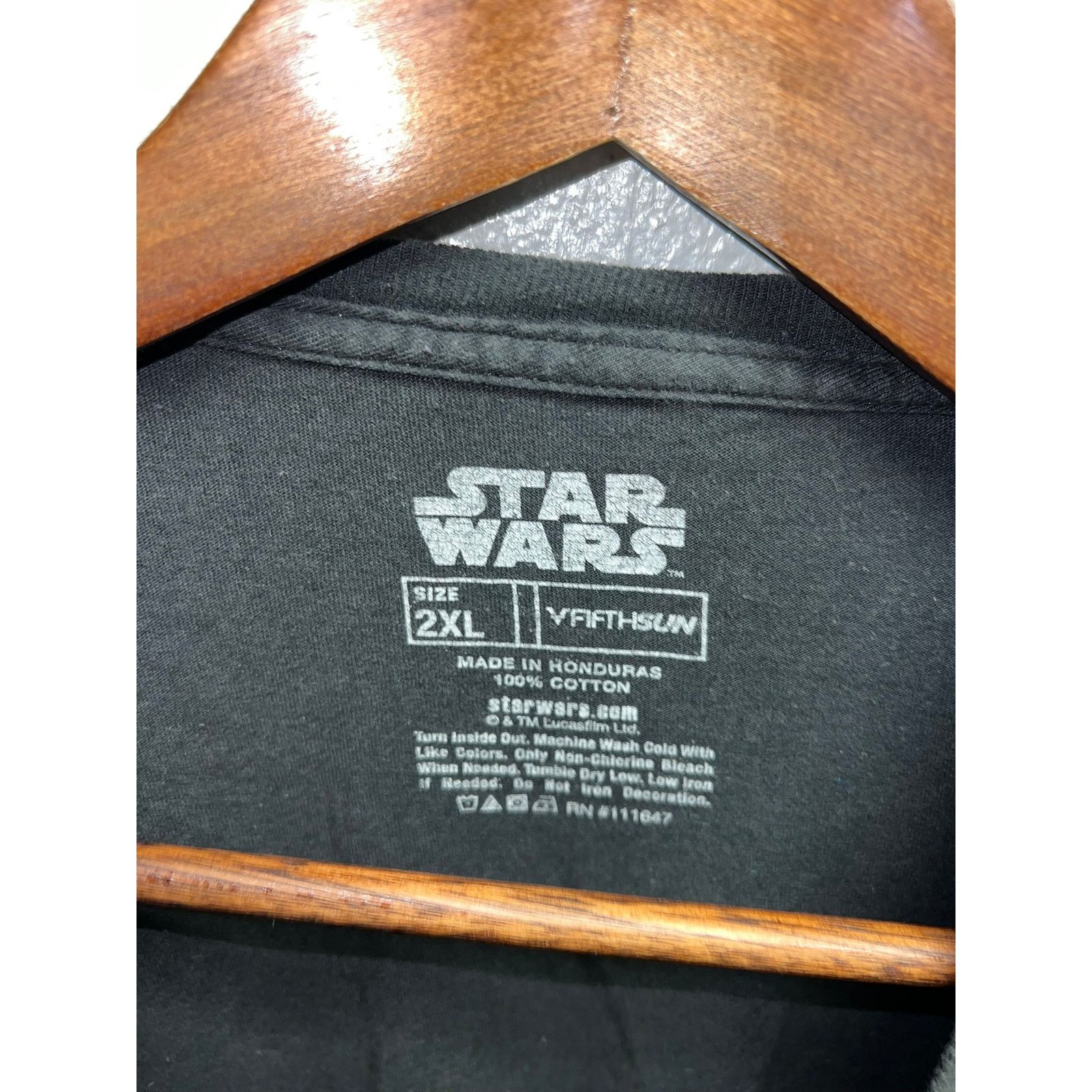 Star Wars Star Wars The Mandalorian Shirt Fifth Sun Black Tee 2XL Size US XXL / EU 58 / 5 - 5 Thumbnail