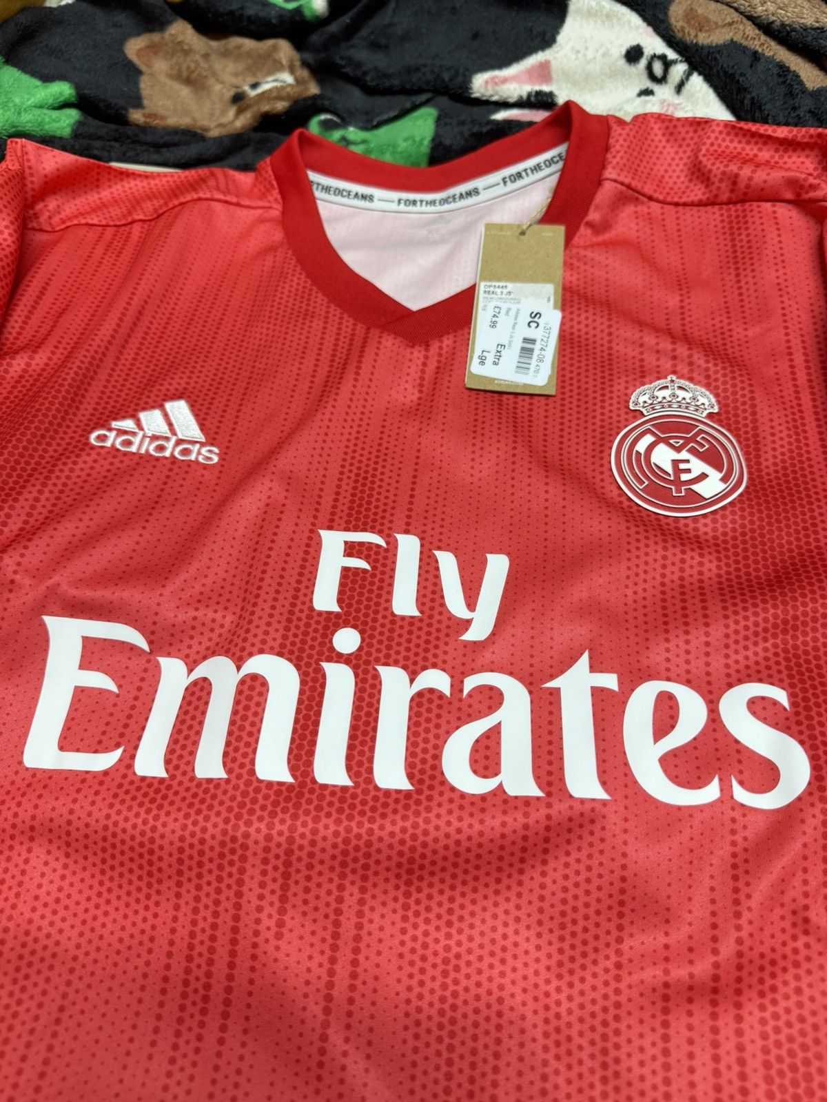 Adidas Real Madrid 18/19 third away shirt (Bnwt) Size US XL / EU 56 / 4 - 3 Thumbnail