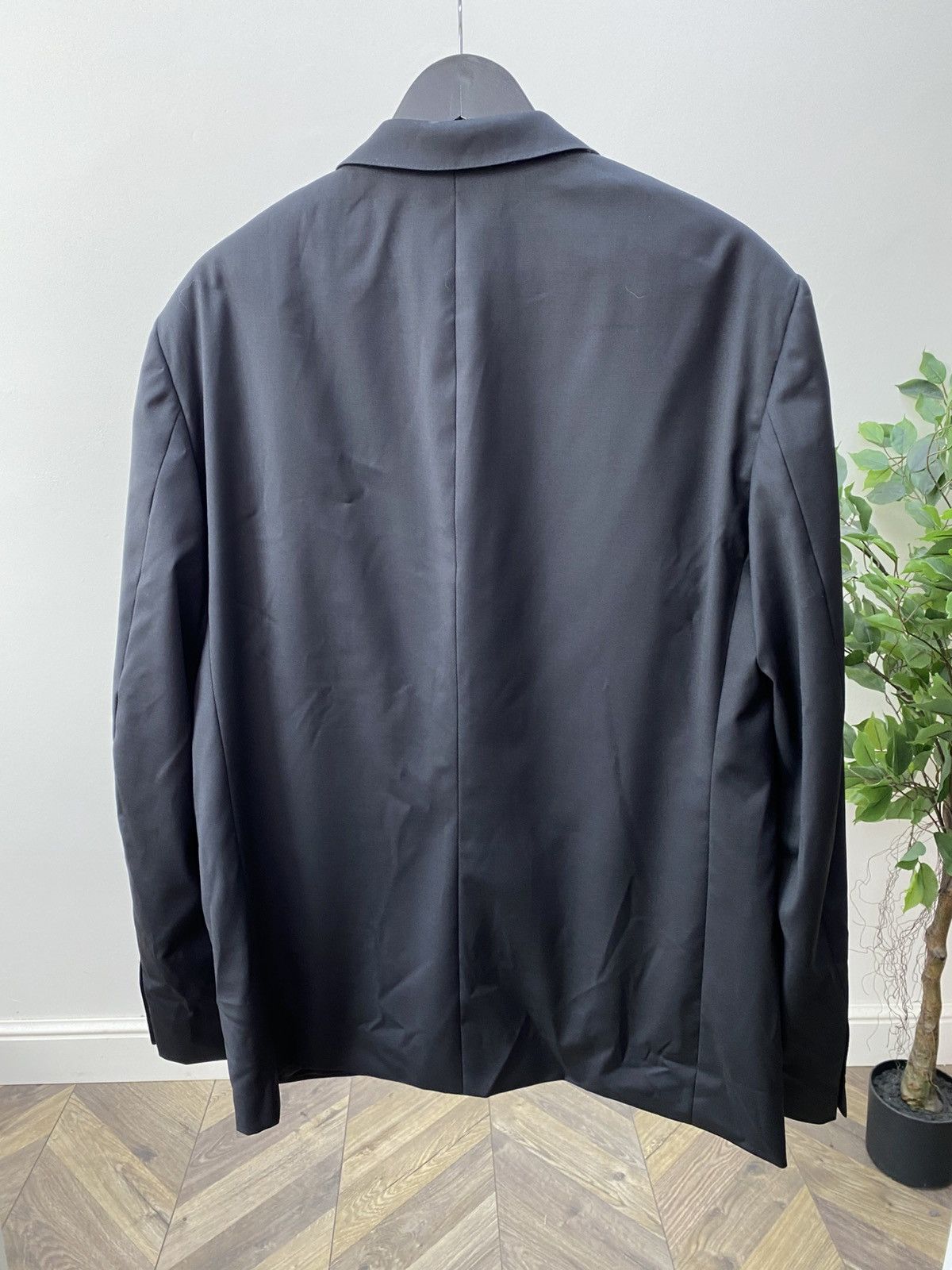 Other Vintage Van Jaack Men's Black Suit Loro Piana Super Size 52R - 11 Thumbnail
