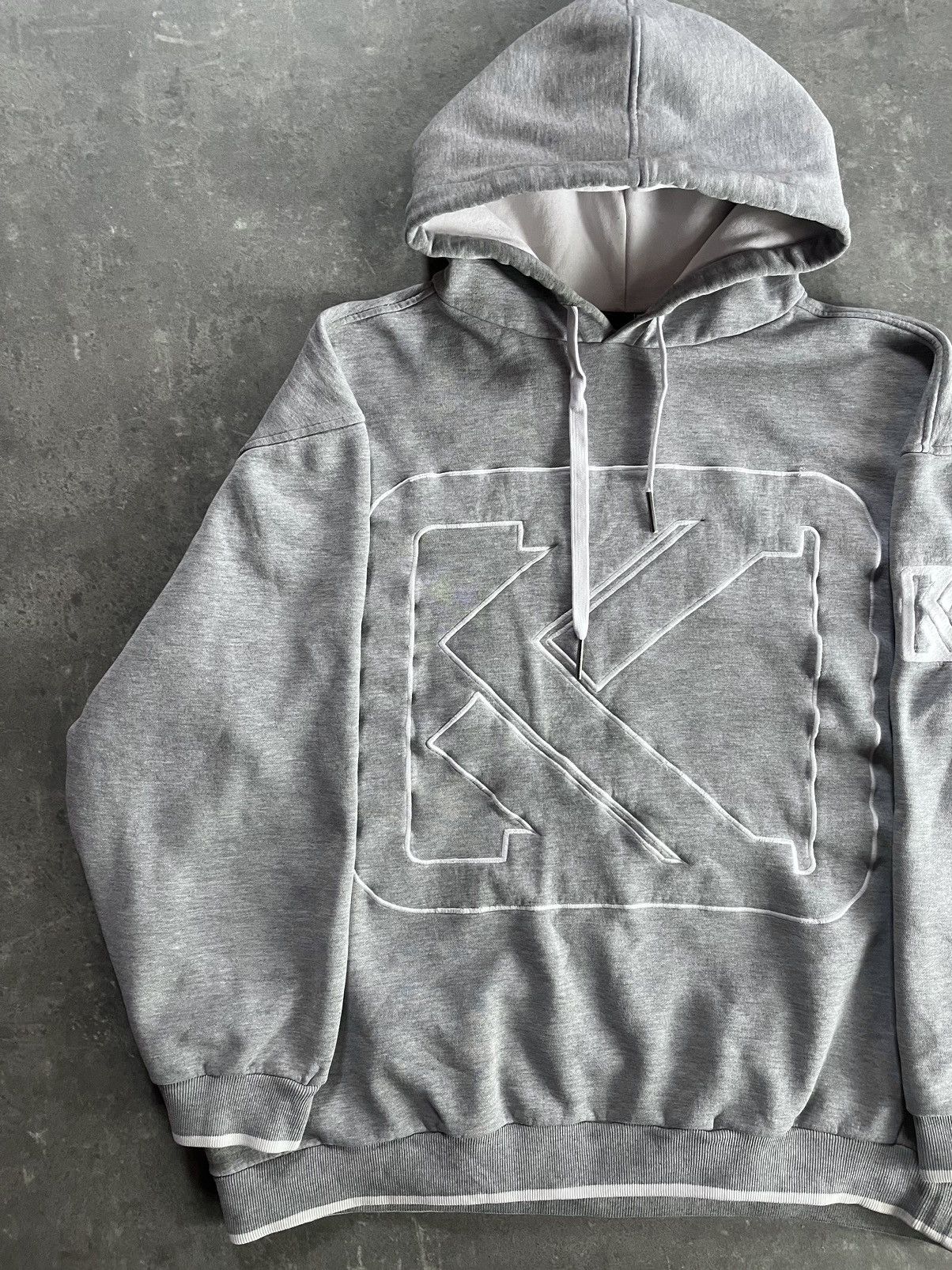 Karl Kani Karl Kani Big K Logo Baggy Grey Hoodie XL XXL Boxy Rare Size US XL / EU 56 / 4 - 3 Thumbnail