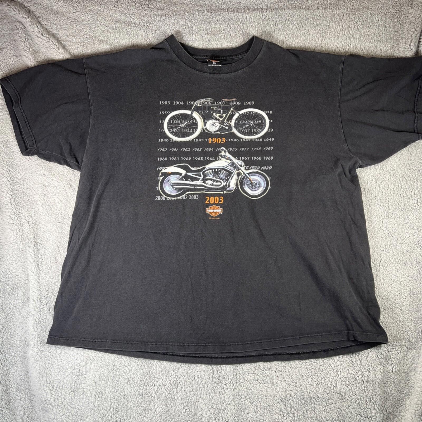 Harley Davidson Harley Davidson 3XL Shirt 2003 100th Las Vegas Nevada Black Size US XXL / EU 58 / 5 - 2 Thumbnail