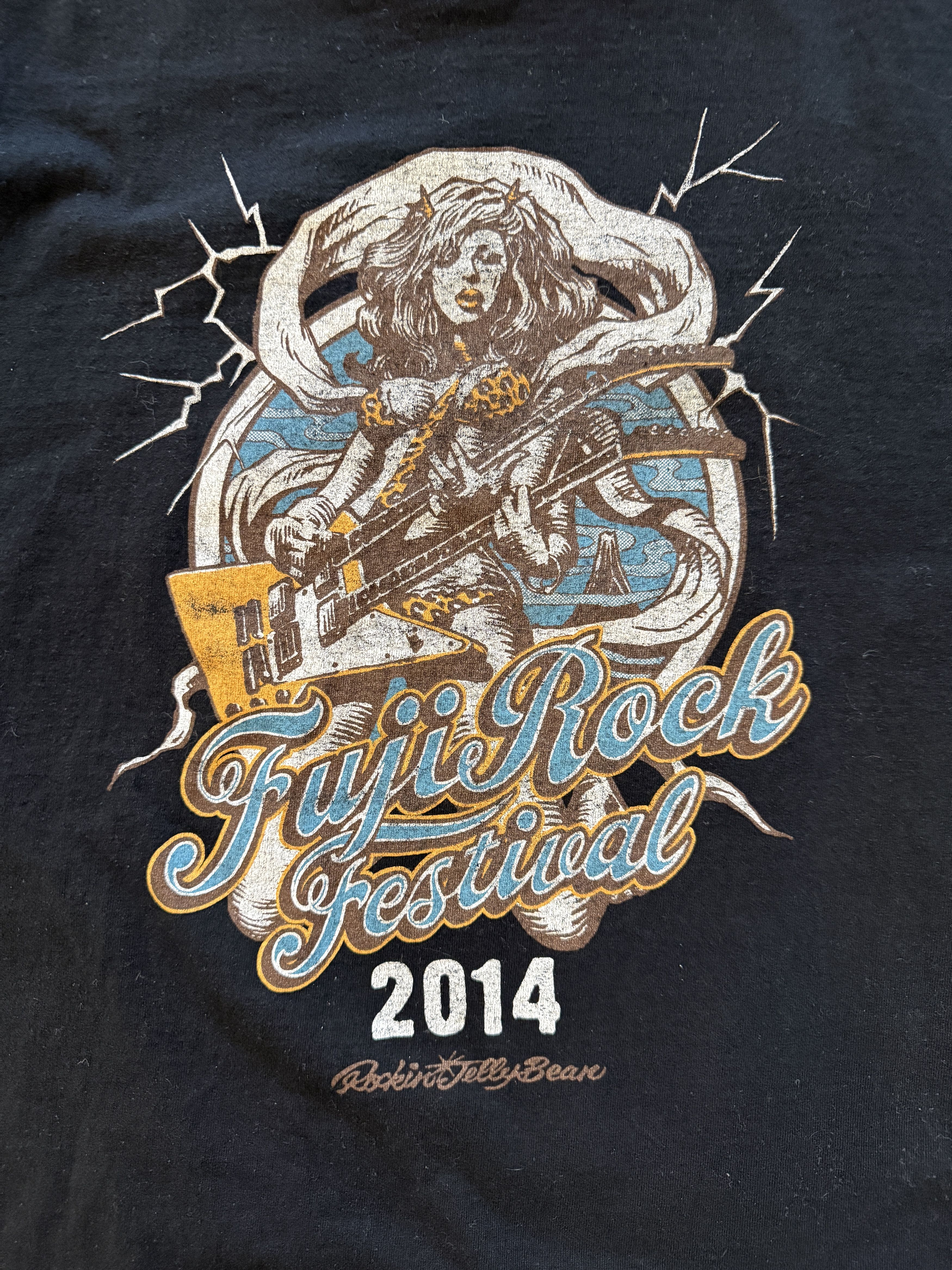 Bape BAPE × Rockin' Jelly Bean 2014 Fuji Rock Festival Band Tees Size US L / EU 52-54 / 3 - 2 Thumbnail