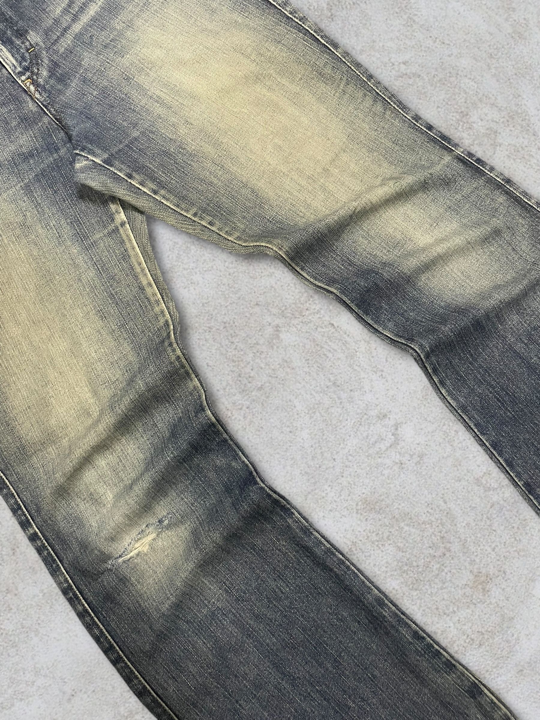 Japanese Brand Vintage Japanese Mrs.Jeana Mud Wash Flare Moms Jeans Size 32" / US 10 / IT 46 - 7 Thumbnail