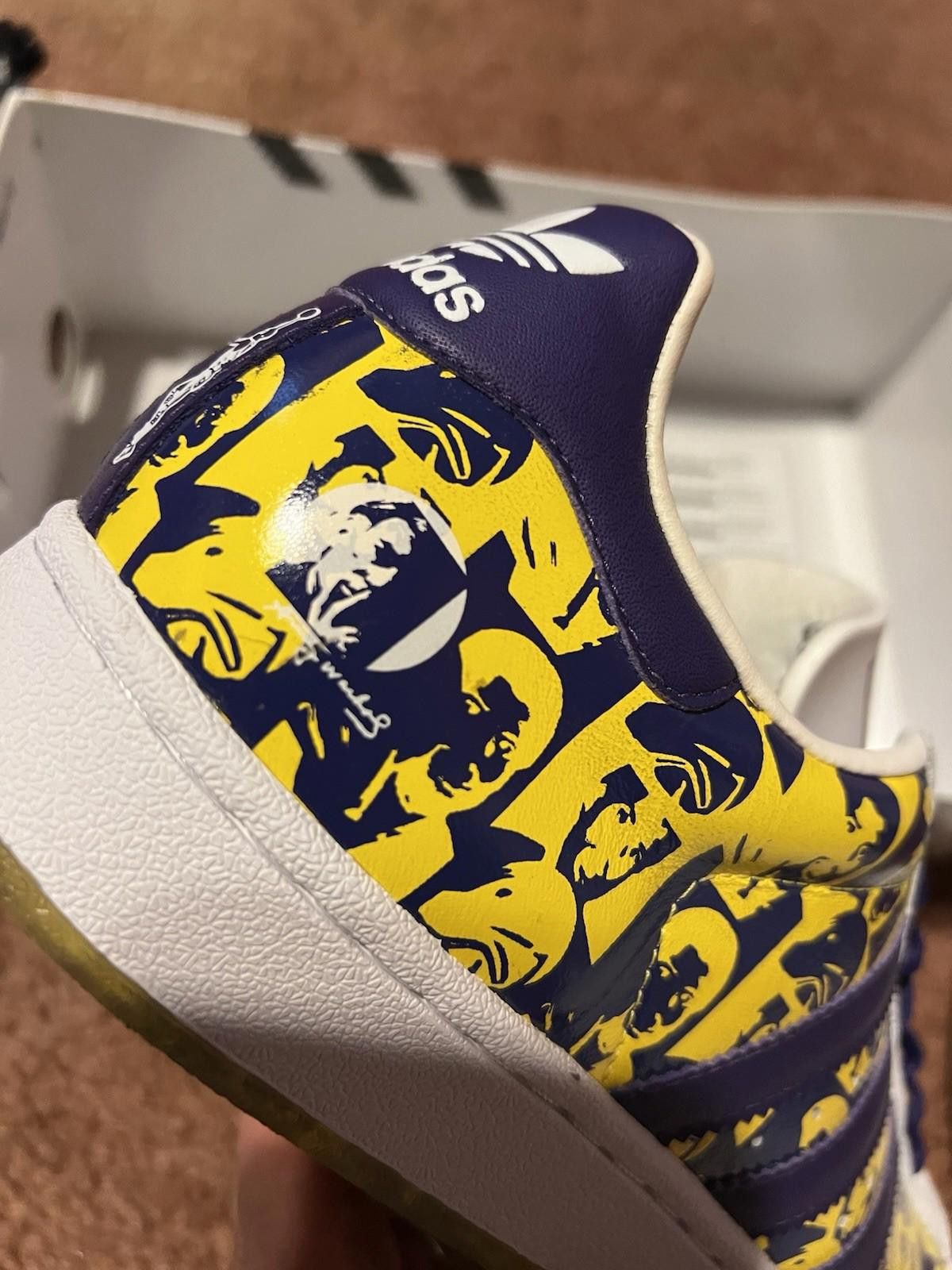 Adidas ADIDAS 35th ANNIVERSARY SUPERSTAR KAREEM ANDY WARHOL 133748 Size US 11 / EU 44 - 6 Thumbnail