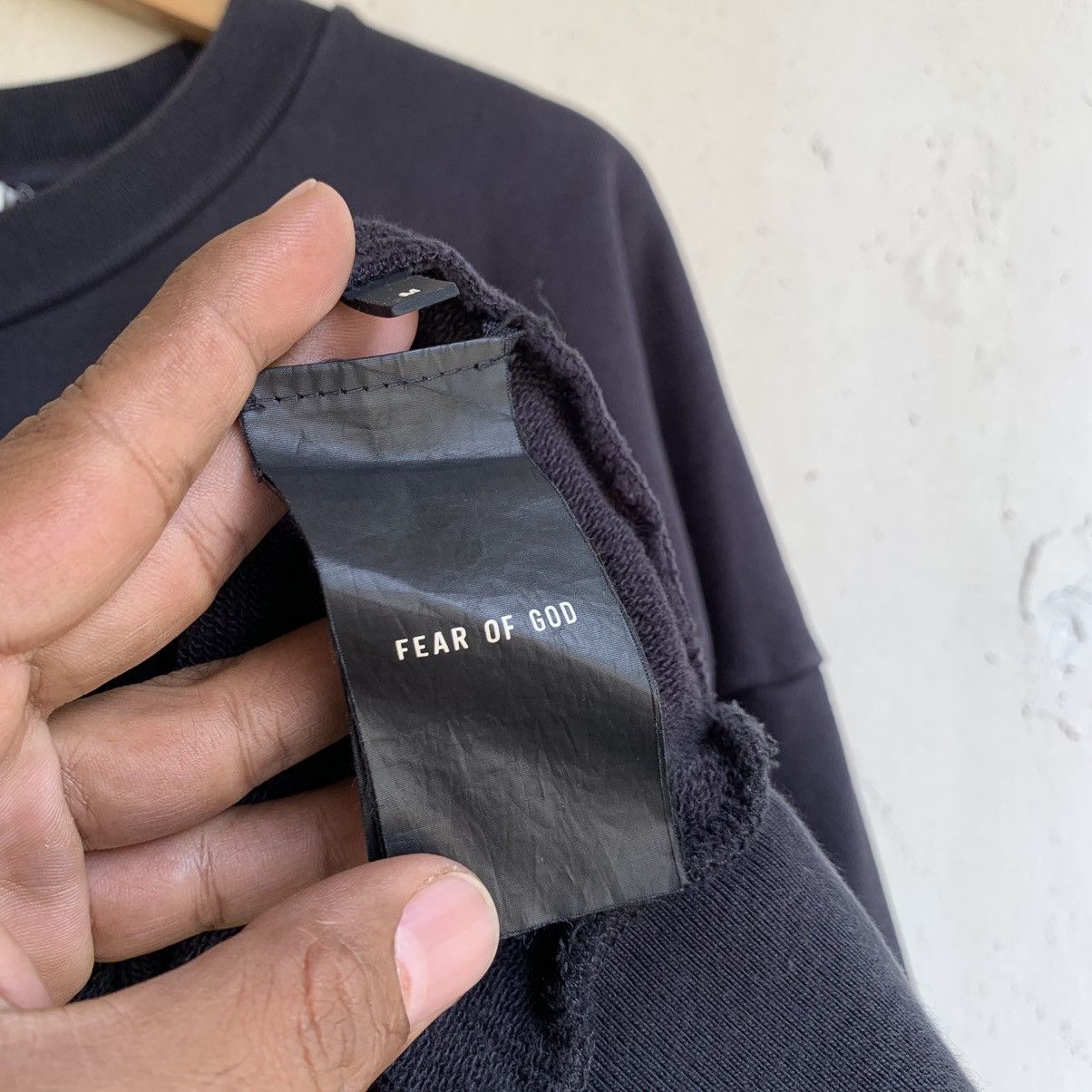 Fear of God Fear Of God Black Crewneck Size US M / EU 48-50 / 2 - 6 Thumbnail