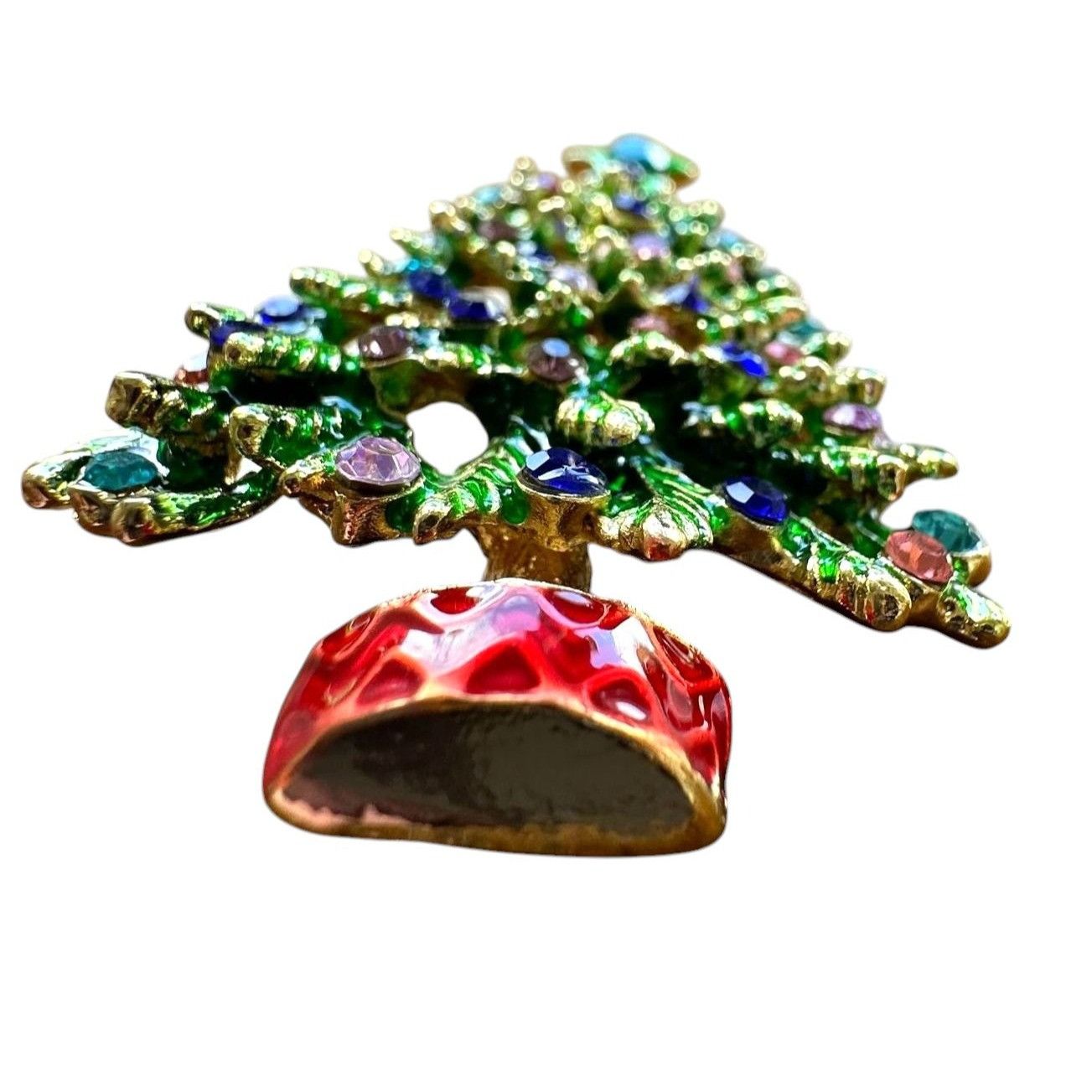 Handmade Christmas at Graceland Brooch Pin New Elvis Blue Sapphire Cr Size ONE SIZE - 11 Thumbnail