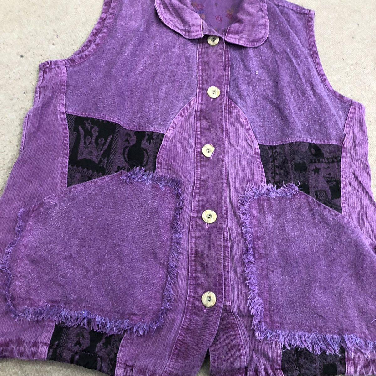 Cartoon Network × Japanese Brand Hello Kitty PatchWork Custom Design Vest Size US L / EU 52-54 / 3 - 5 Thumbnail