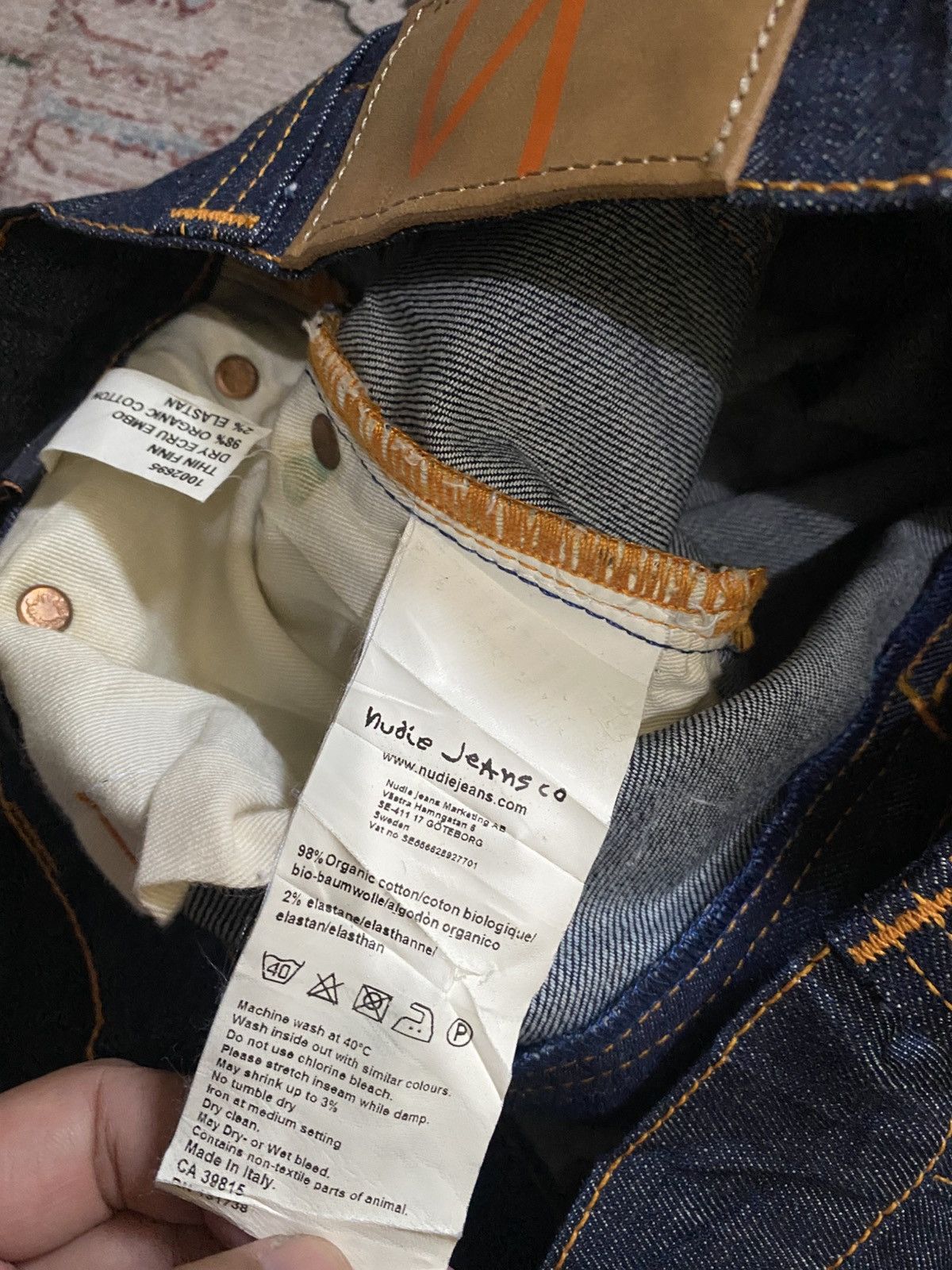 Nudie Jeans Nudie jeans Thin Finn Dry Ecru Umbo Size US 29 - 6 Thumbnail