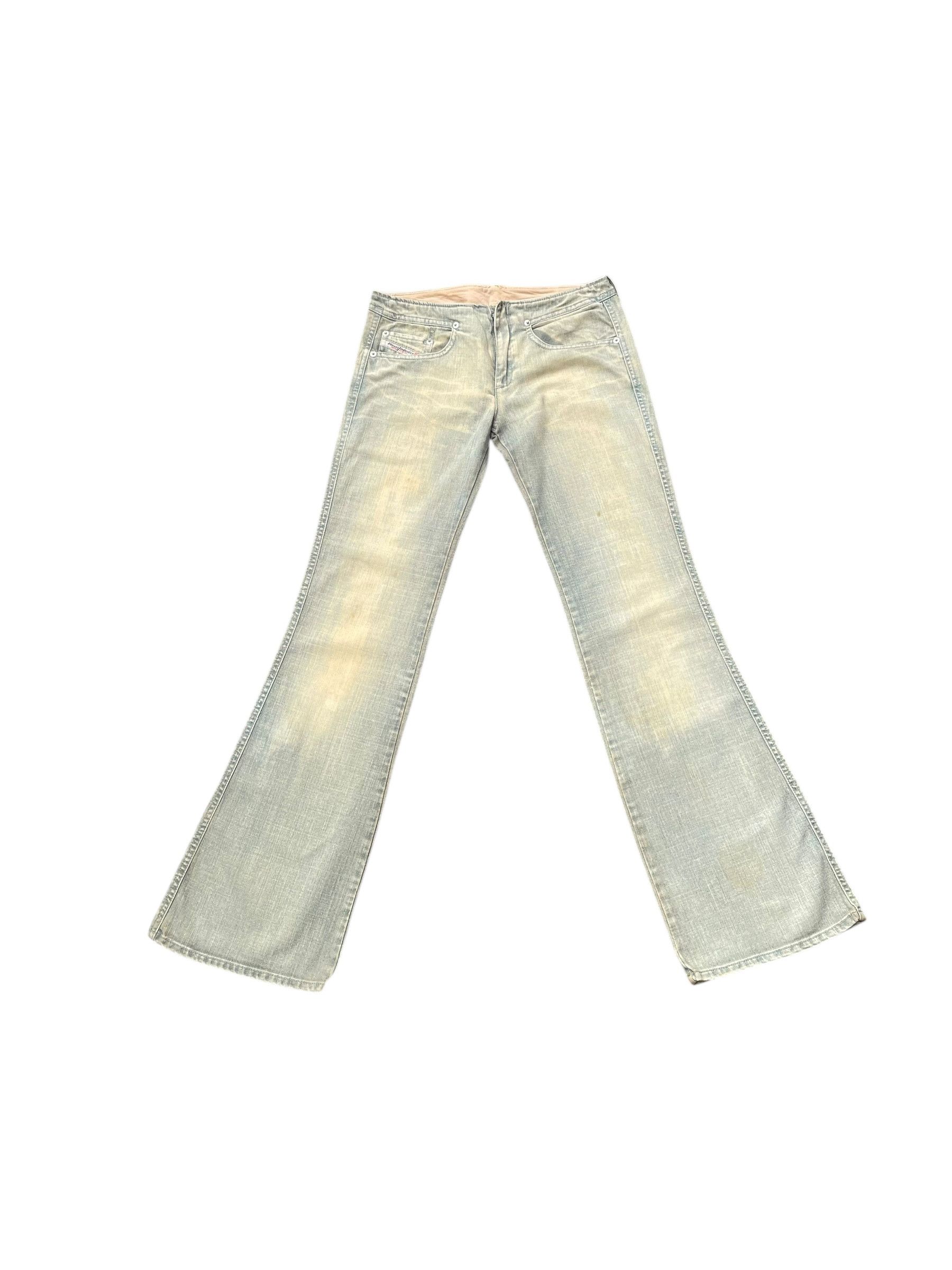 Diesel Vintage Diesel Flare Faded Denim Size 28" / US 6 / IT 42 - 1 Thumbnail