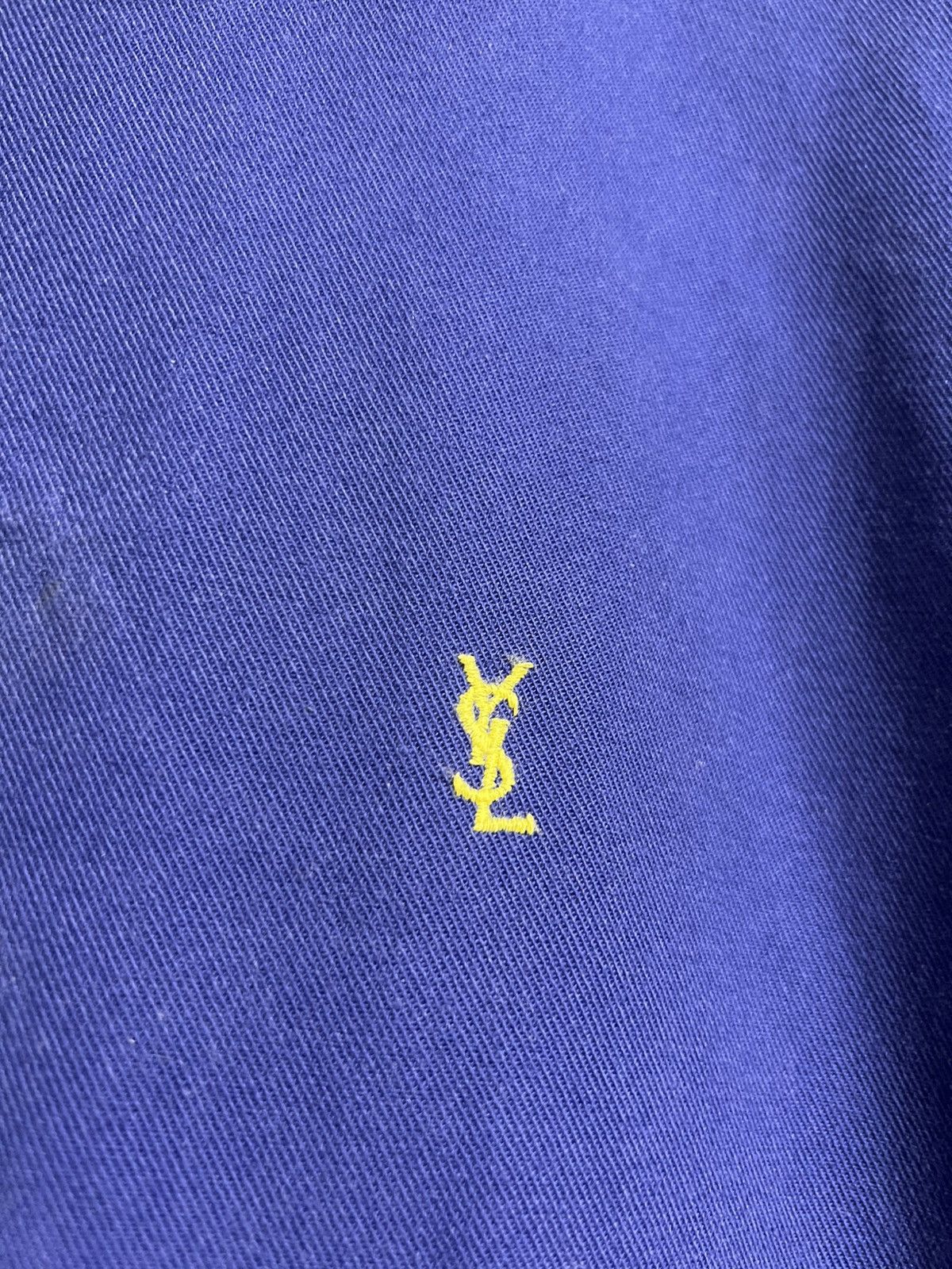 Yves Saint Laurent Vintage YSL Yves Saint Laurent Pour Homme Men's Blue Jacket Size US XL / EU 56 / 4 - 3 Thumbnail