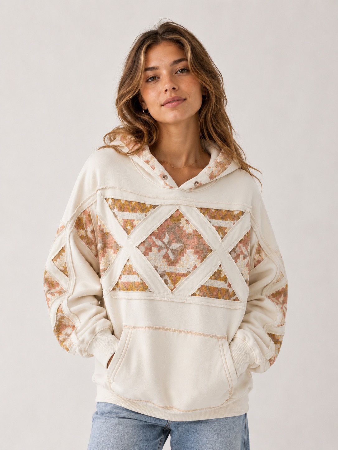 Free People 🎉LAST PIECE🎉FREE PEOPLE Nordic It's A Vibe Hoodie Size S / US 4 / IT 40 - 1 Thumbnail