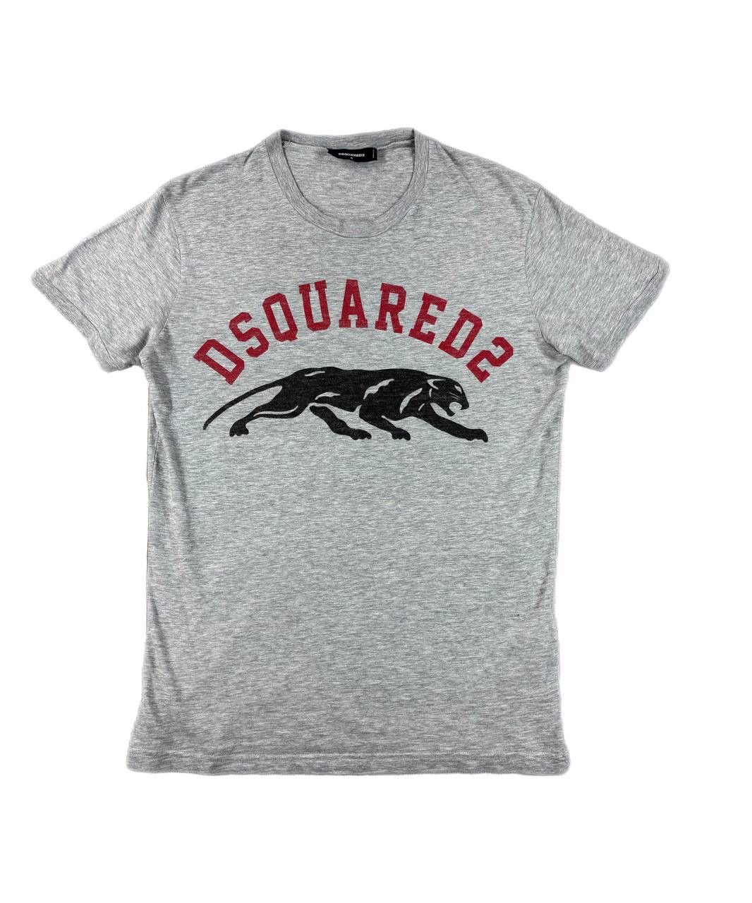 Dsquared2 Dsquared2 grey panther printed t-shirt S Size US S / EU 44-46 / 1 - 1 Thumbnail
