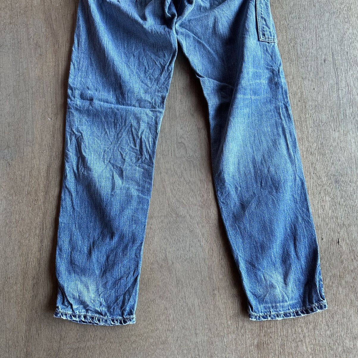 Japanese Brand Vintage JOHNBULL Jeans Cinch Back Denim Hidden Rivet Pants Size US 27 - 16 Thumbnail