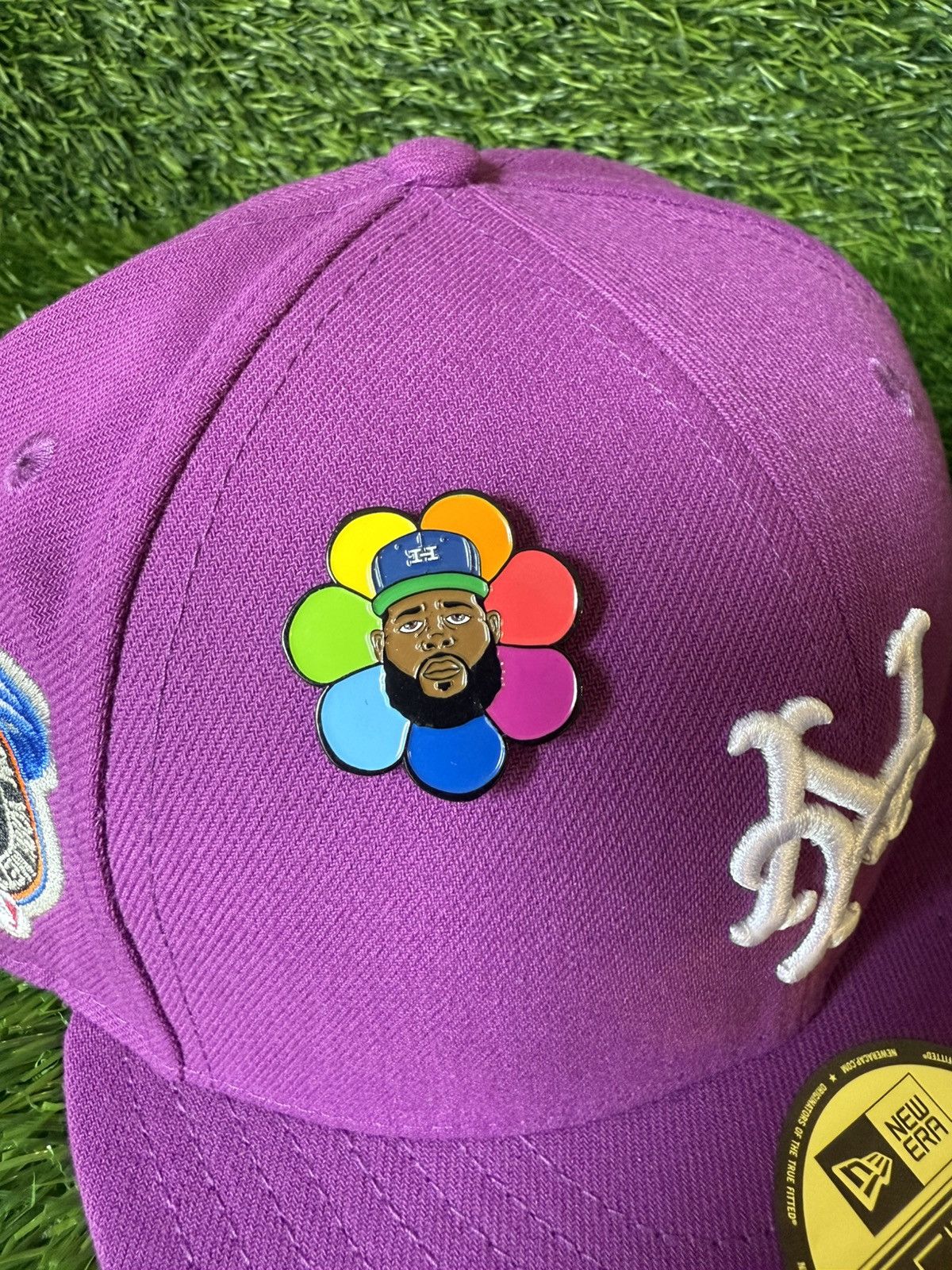 New Era Jae Tips x Hat Club EXCLUSIVE NY Mets Fitted Hat Size ONE SIZE - 7 Thumbnail