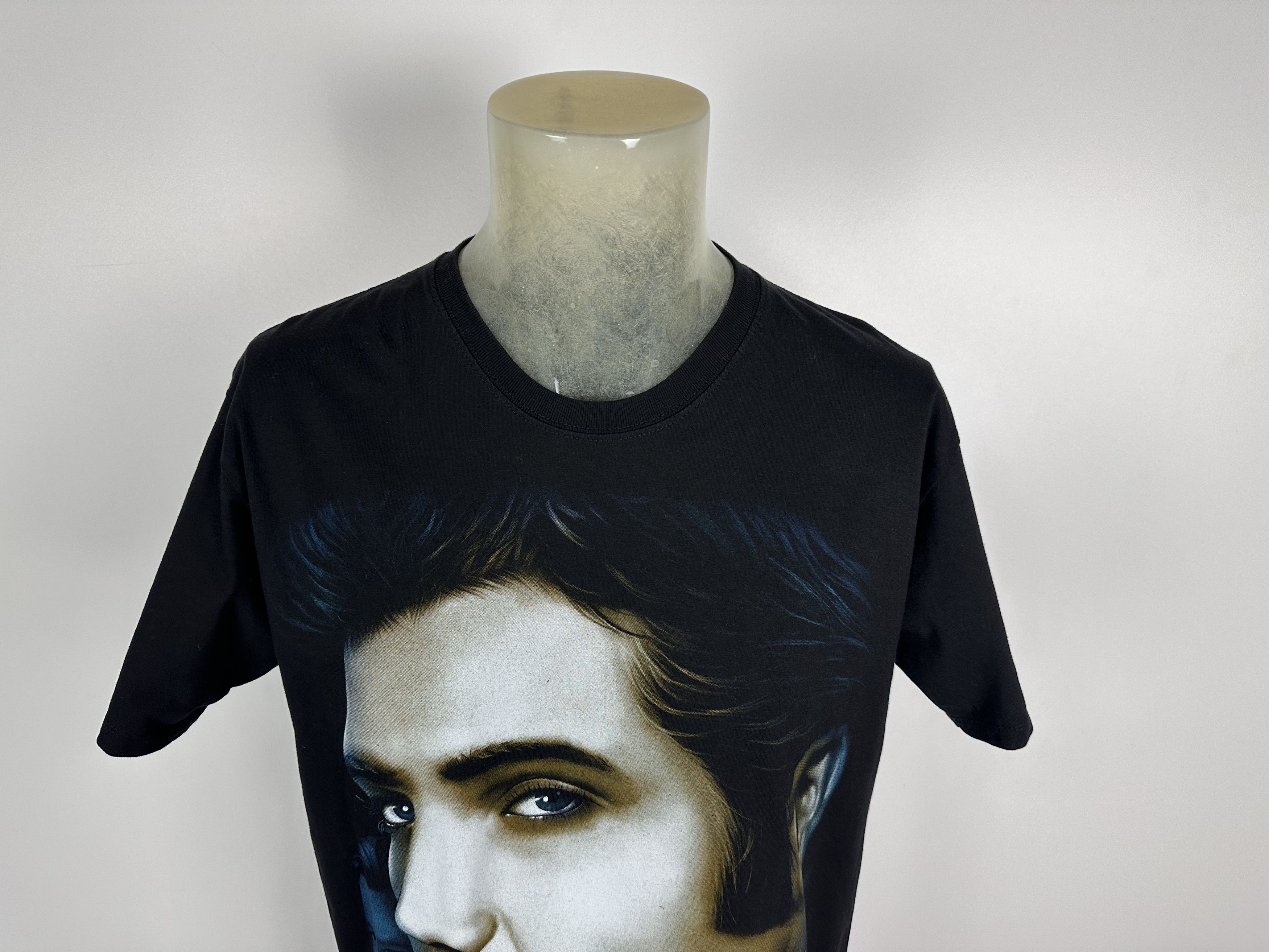 Band Tees × Vintage Vintage Elvis Presley Rock Mens Black T Shirt Size Large L Size US L / EU 52-54 / 3 - 2 Thumbnail