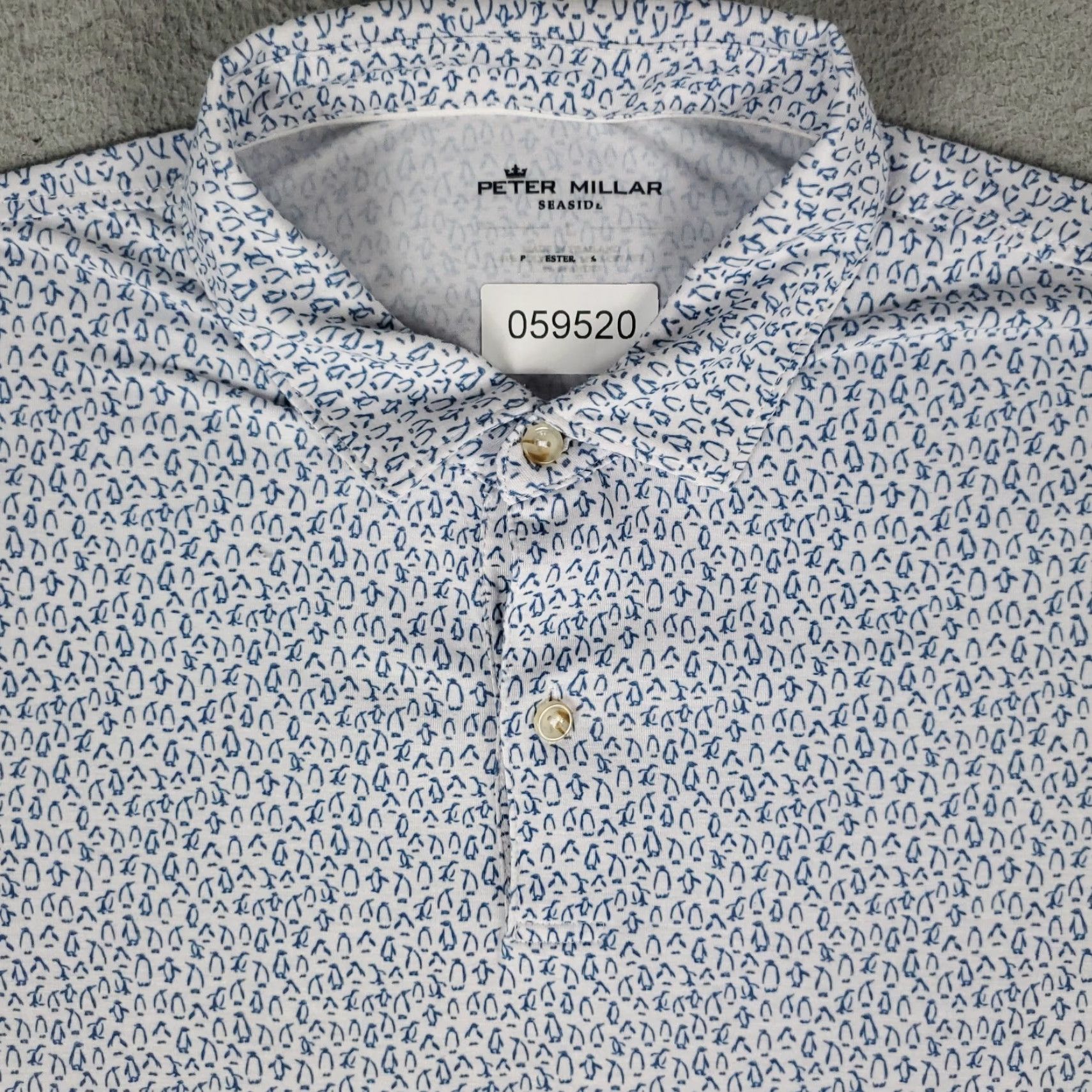 Peter Millar Peter Millar Polo Shirt Mens Large Blue Paisley Seaside Golf Short Sleeve Polo Shirt Mens Large Blue Paisley Size US L / EU 52-54 / 3 - 2 Thumbnail