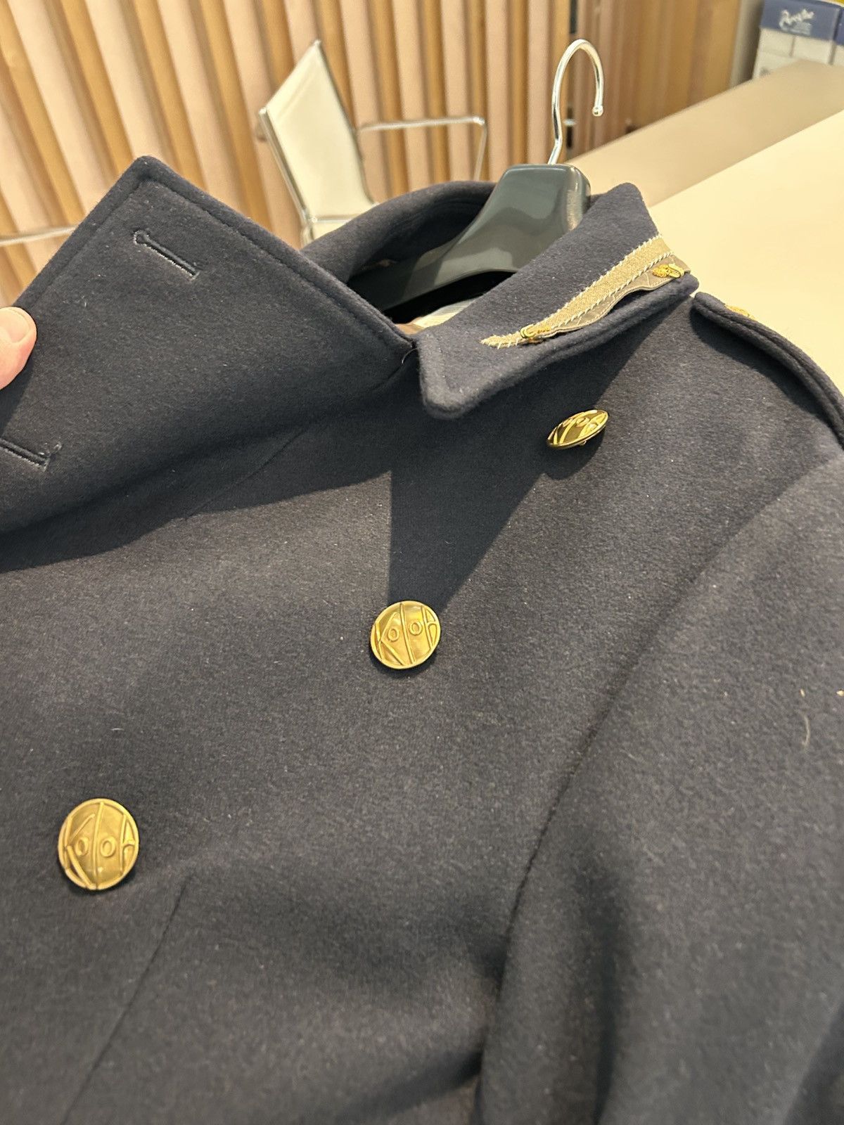 Kolor Kolor FW25 Peacot Navy Military Coat Size US S / EU 44-46 / 1 - 13 Thumbnail