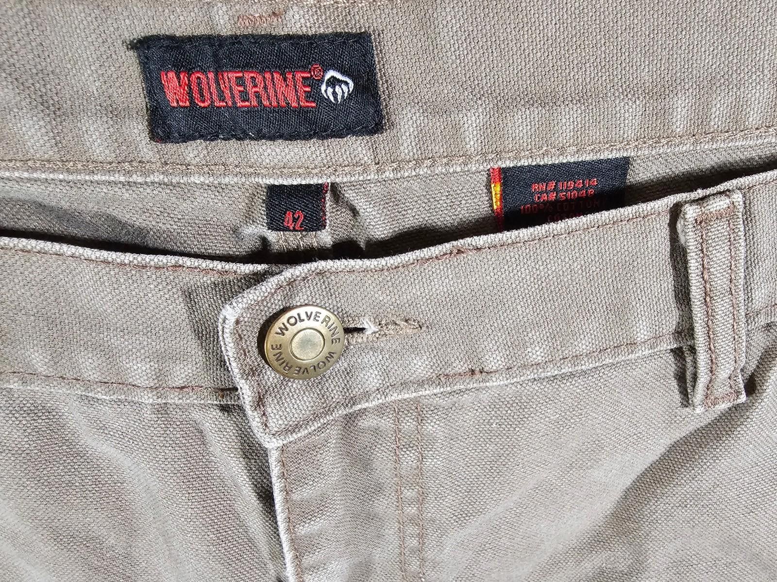 Wolverine Wolverine Khaki Carpenter Work Shorts 42 Heavy Duck Canvas Size US 42 / EU 58 - 2 Thumbnail