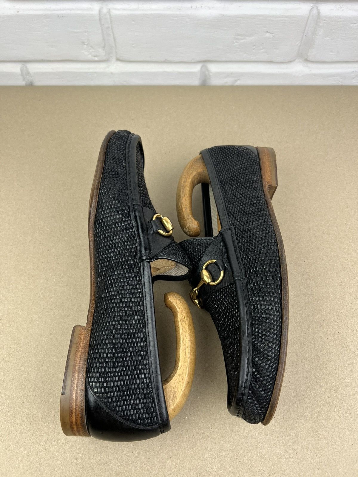 Gucci GUCCI Loafers Leather Shoes 1953 HORSEBIT Buckle Black Men’s Size US 8 / EU 41 - 12 Thumbnail