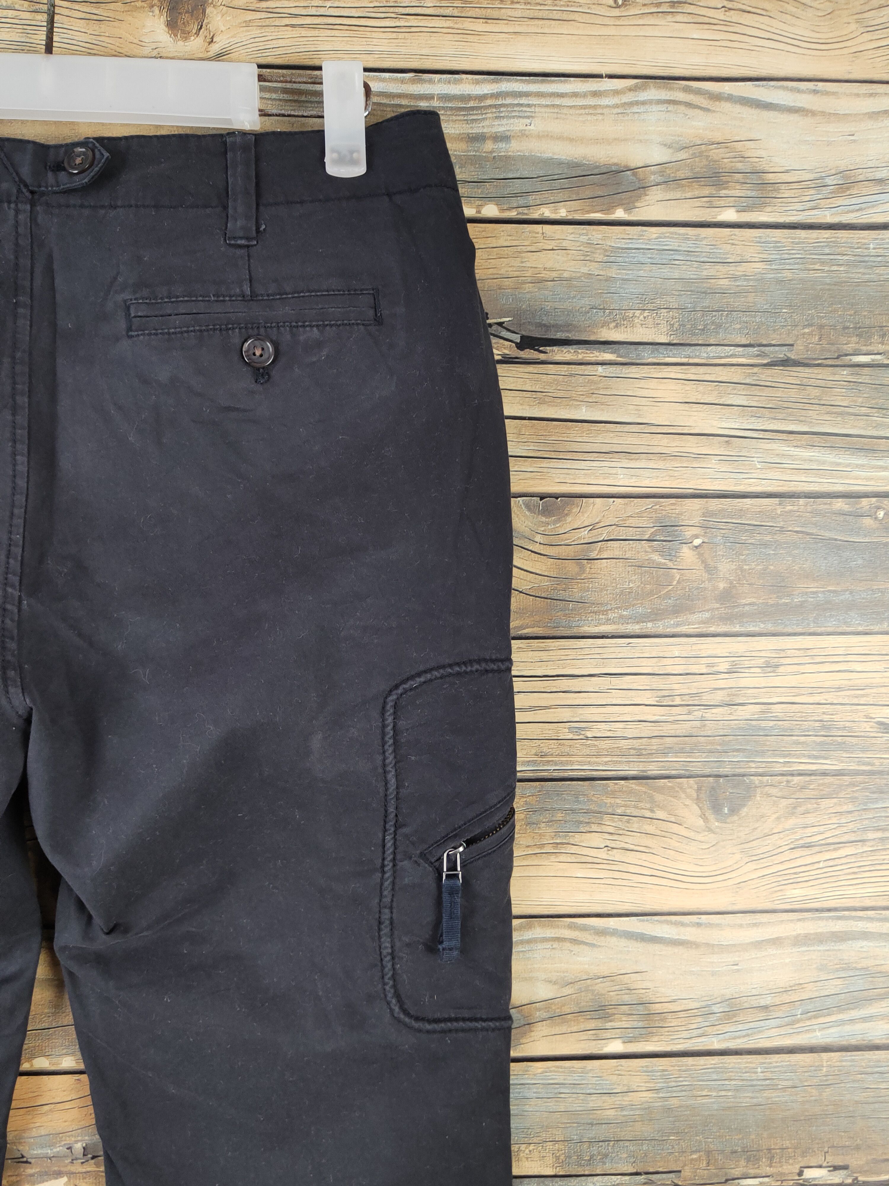 Gap DLL Gap Black Multipocket Tactical Cargo Pants #091 Size 29" - 10 Thumbnail