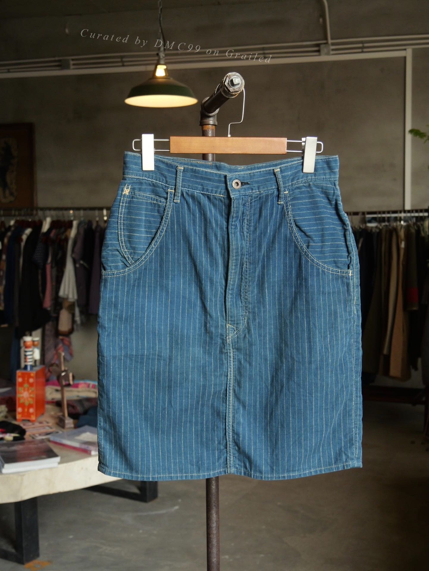 Kapital Kapital Discharge Corduroy Short Skirt Size 38" / US 16 / IT 52 - 1 Thumbnail