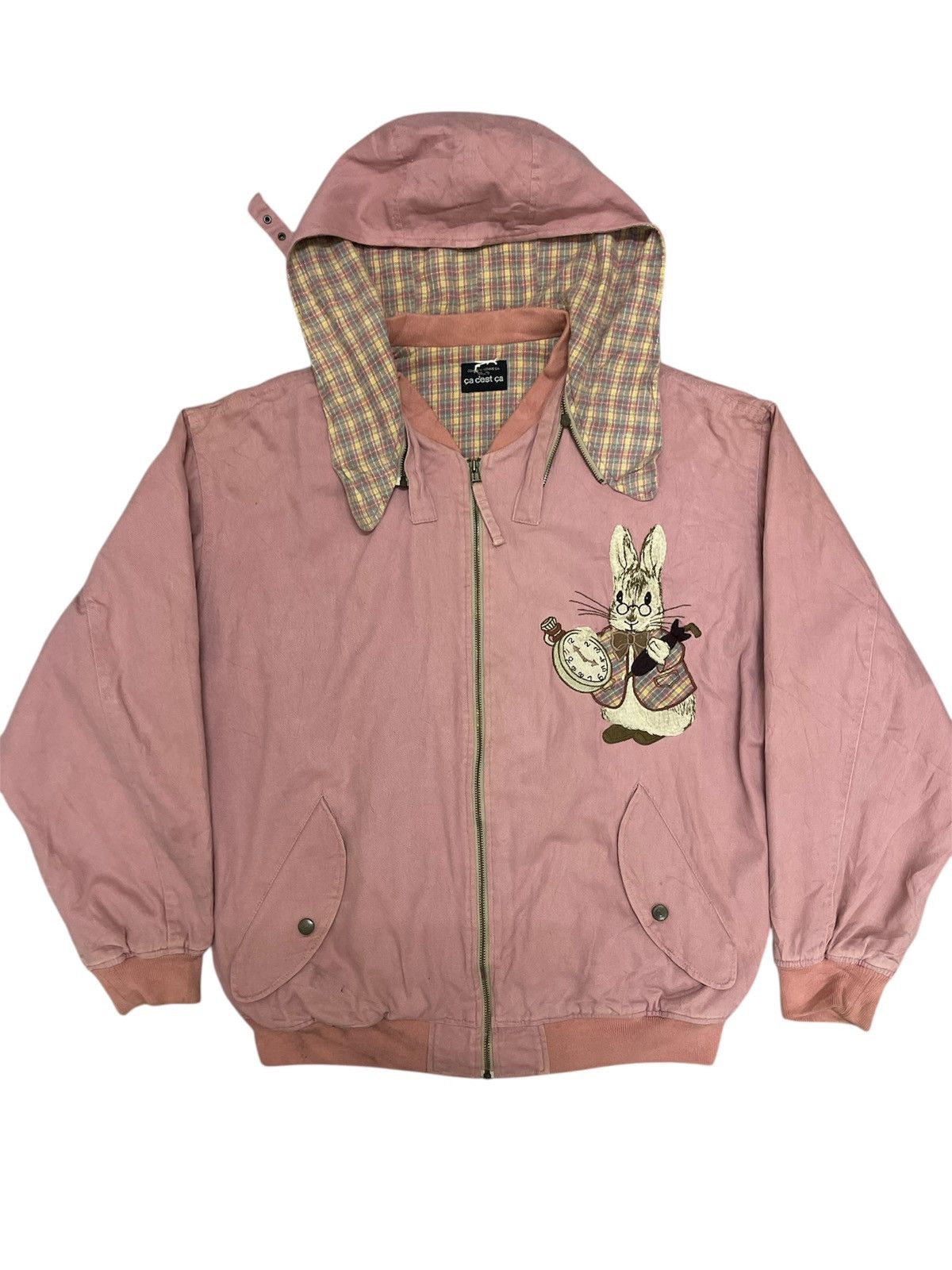 Comme Ca Ism × Japanese Brand × Vintage Vintage Comme Ci Comme Ça Zip Hoodie – Embroidered Rabbit Size US L / EU 52-54 / 3 - 2 Thumbnail