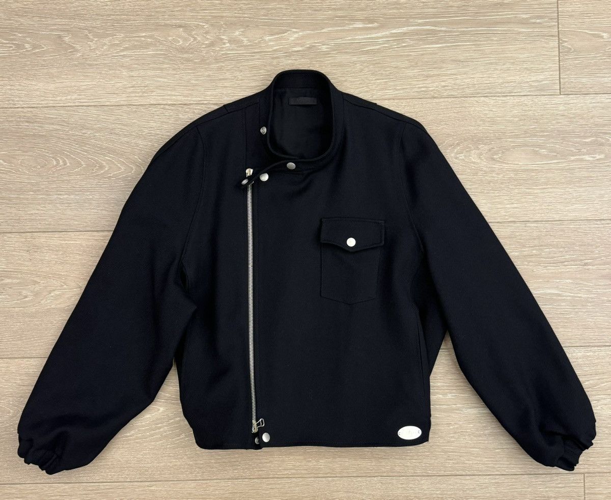 3MAN Black wool riding blouson jacket Size US M / EU 48-50 / 2 - 1 Thumbnail