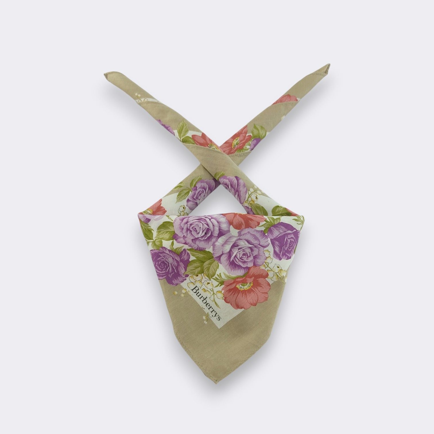 Burberry Vintage Burberry Handkerchief Neckerchief Bandana H144M Size ONE SIZE - 1 Thumbnail