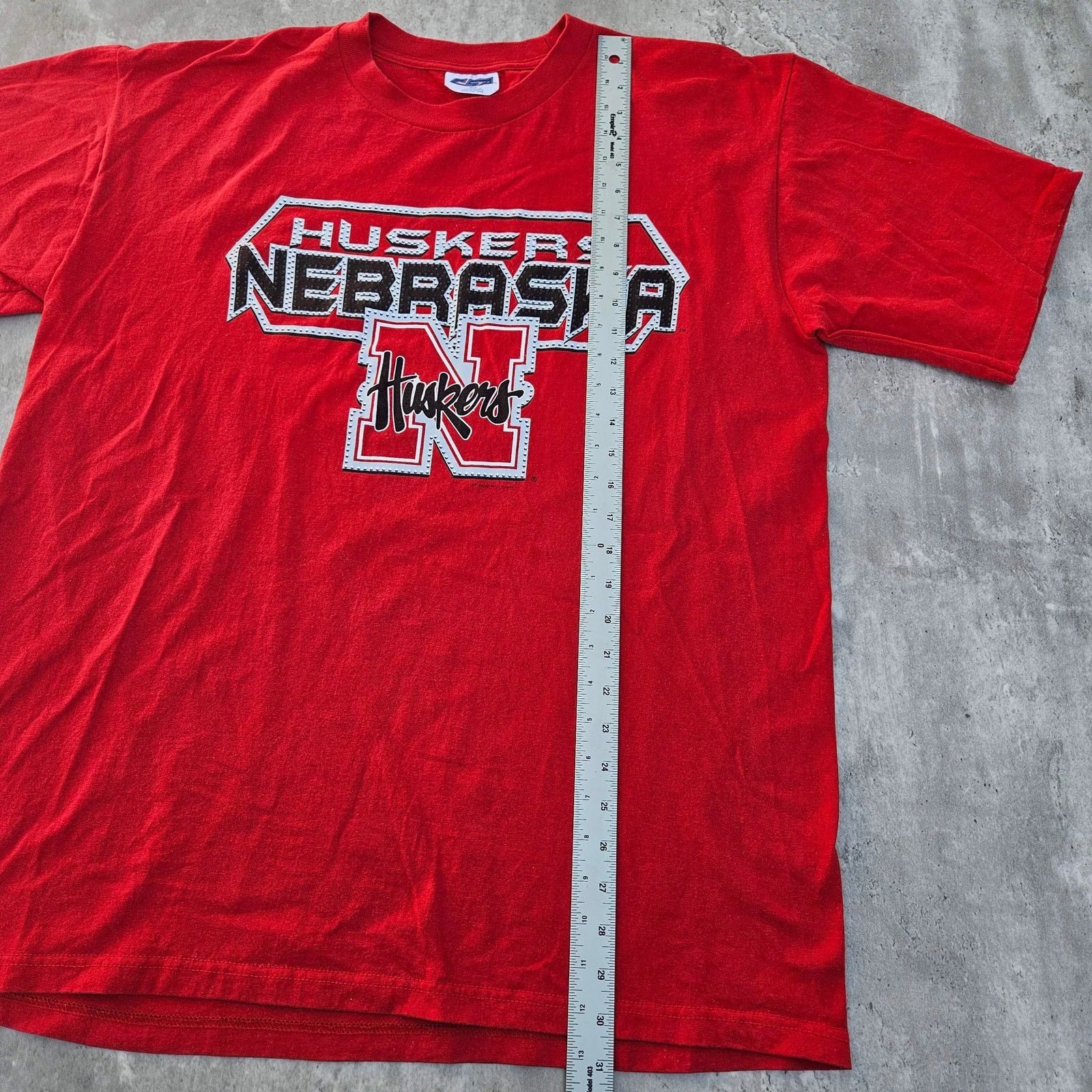 CSA Vintage Y2K Nebraska Huskers T-Shirt Size XL Raised Graphic Size US XL / EU 56 / 4 - 6 Thumbnail
