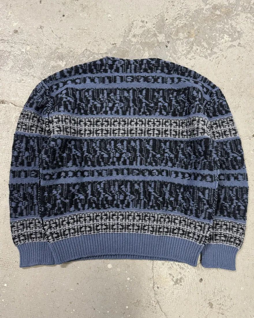 Designer × Givenchy × Vintage Givenchy x Chito Float Stitch Lambswool Blue Sweater Size US L / EU 52-54 / 3 - 1 Thumbnail