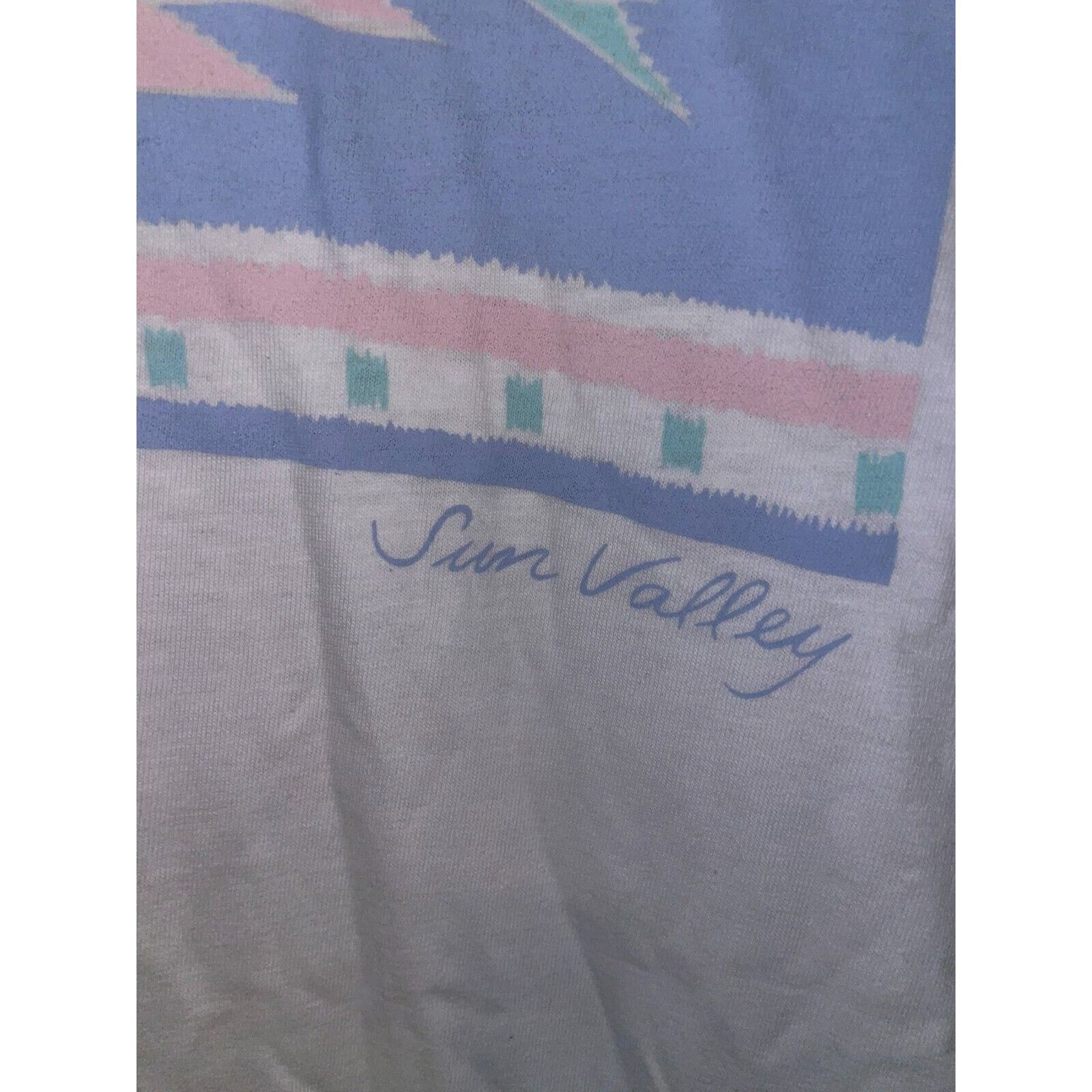Vintage Vintage Sun Valley Shirt Tribal Aztec Western White L Tee Size US L / EU 52-54 / 3 - 7 Thumbnail
