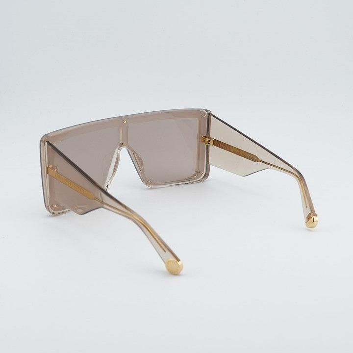 Stella McCartney Stella McCartney SC40083I 45E Sunglasses Shiny Brown Shield Size ONE SIZE - 10 Thumbnail