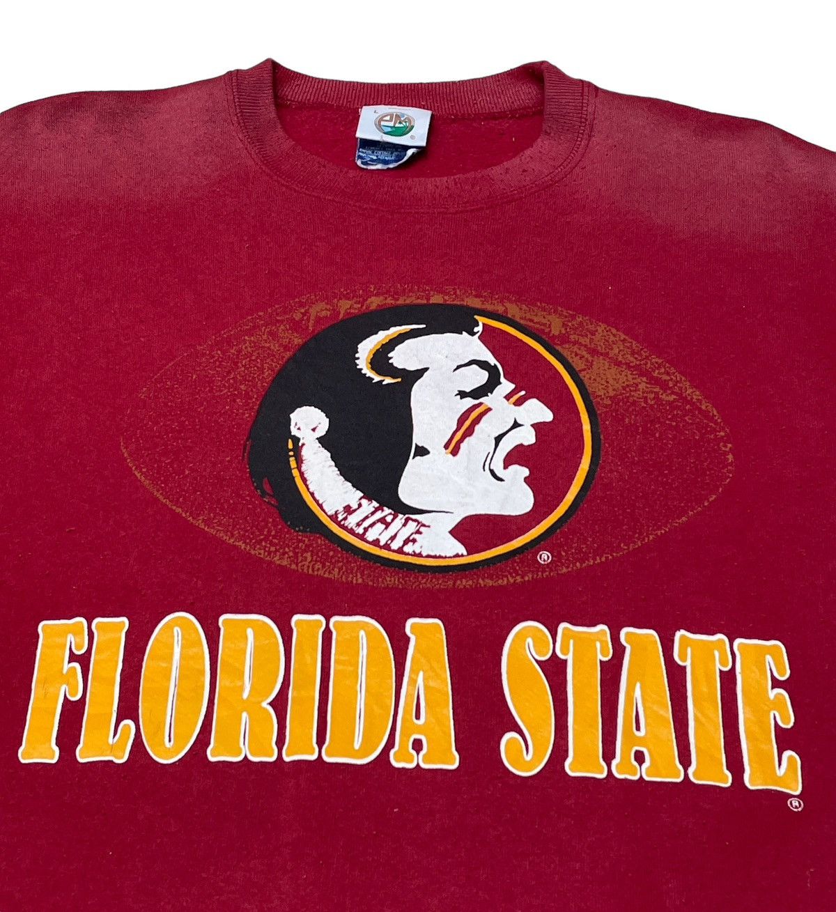 NFL × Vintage Vintage Florida State Seminoles Football Sweatshirt 1990s Size US M / EU 48-50 / 2 - 4 Thumbnail