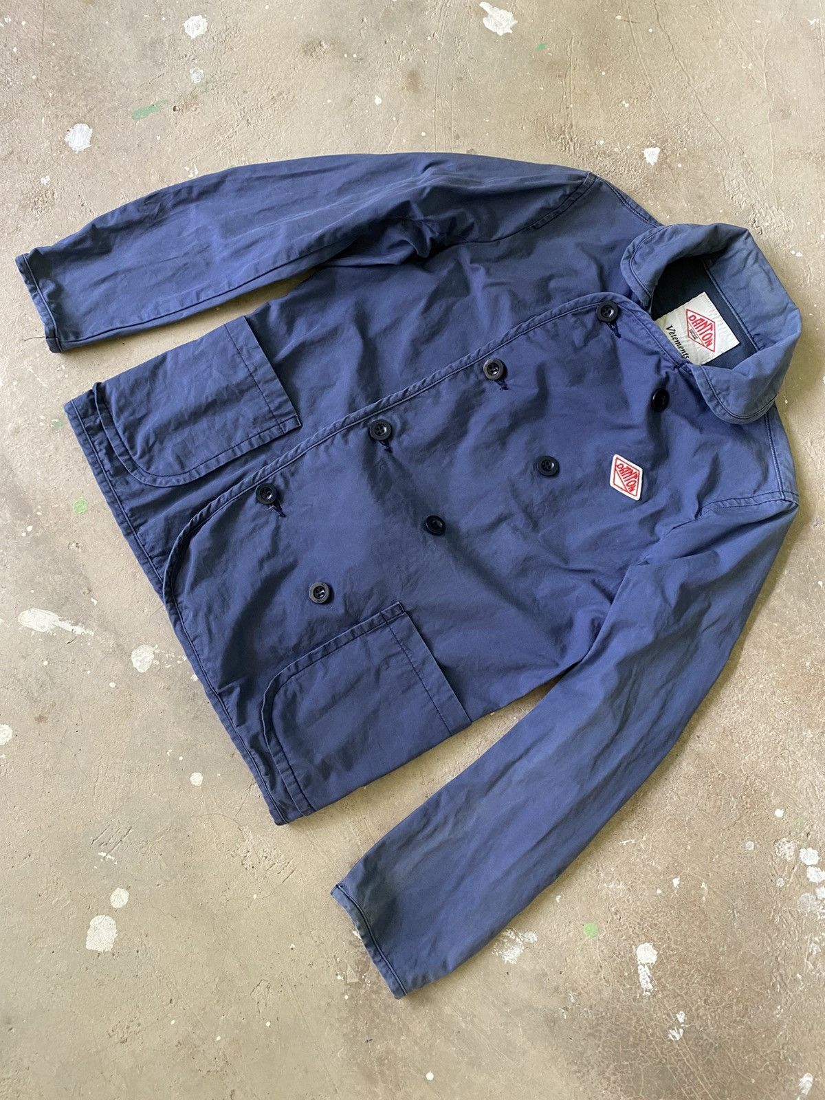 Danton Danton Double Breasted Work Jacket Navy Japan Size S / US 4 / IT 40 - 4 Thumbnail