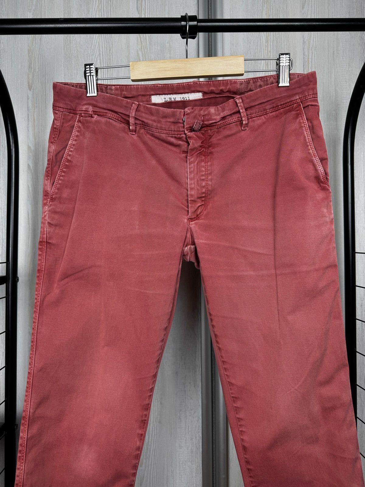L.B.M. 1911 L.B.M. 1911 stone washed treatment chino casual pants Size US 32 / EU 48 - 4 Thumbnail