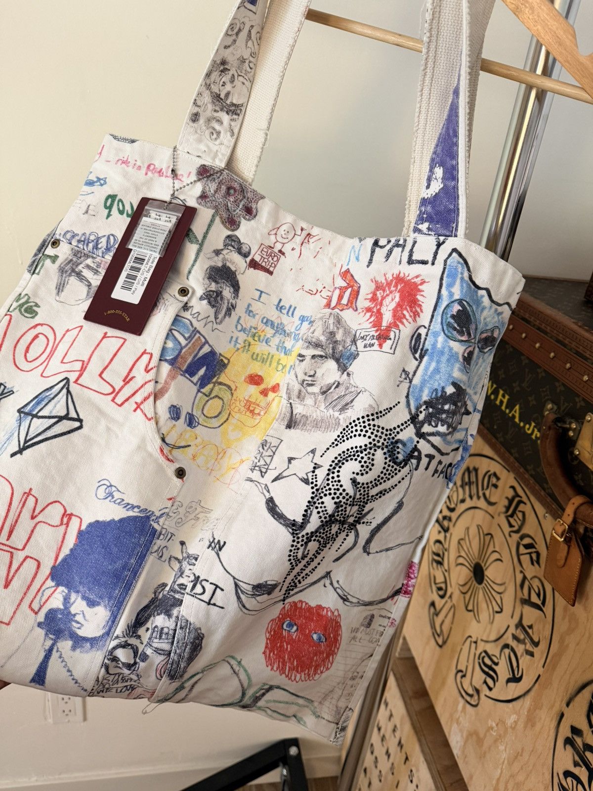 Paly Hollywood PALY Hollywood All In One Tote Bag Drawn Size ONE SIZE - 3 Thumbnail