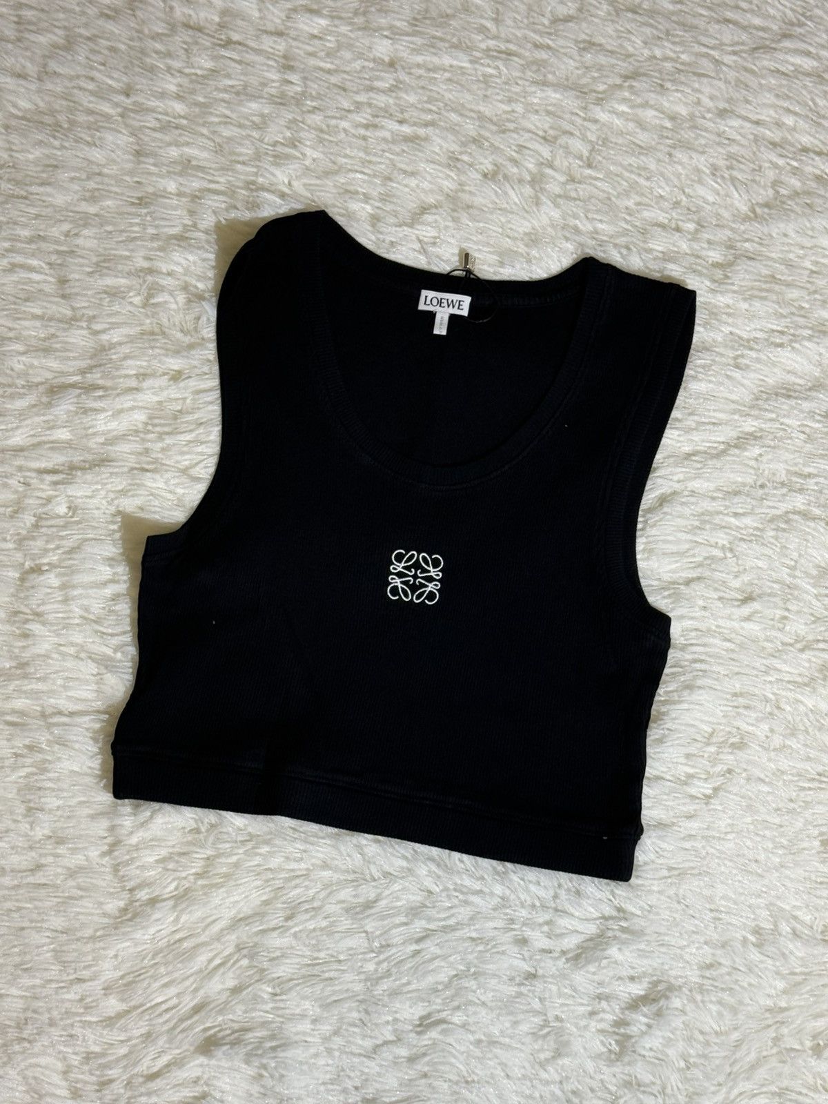 Loewe Loewe black crop top Size M / US 6-8 / IT 42-44 - 1 Thumbnail
