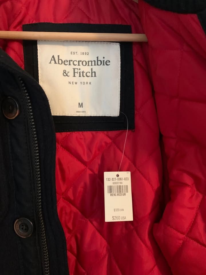 Abercrombie & Fitch Wool Military Jacket Size US M / EU 48-50 / 2 - 2 Thumbnail