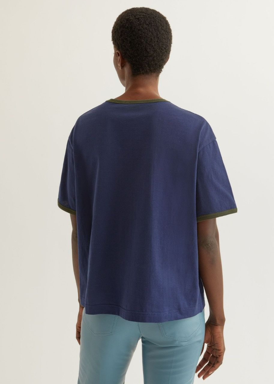 Loro Piana o1srvl11e0524 T- Shirt in Navy Blue Size XL / US 12-14 / IT 48-50 - 3 Thumbnail